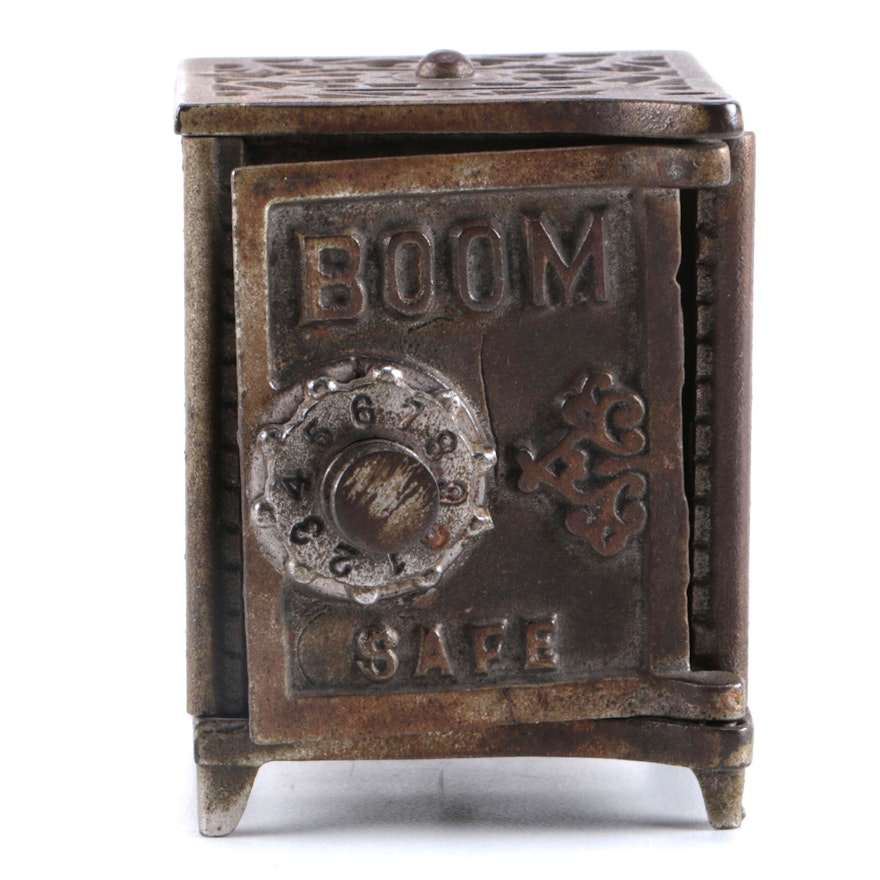 Cast Iron Kenton "Boom Safe" Coin Bank