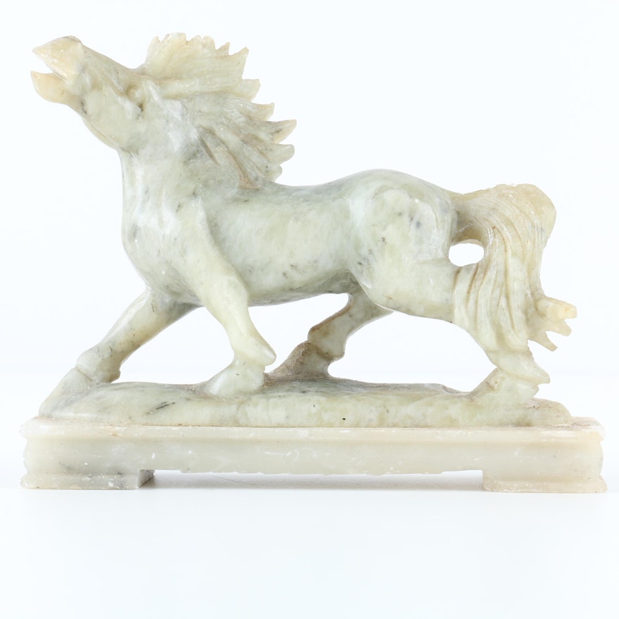 Soapstone Horse Figurine