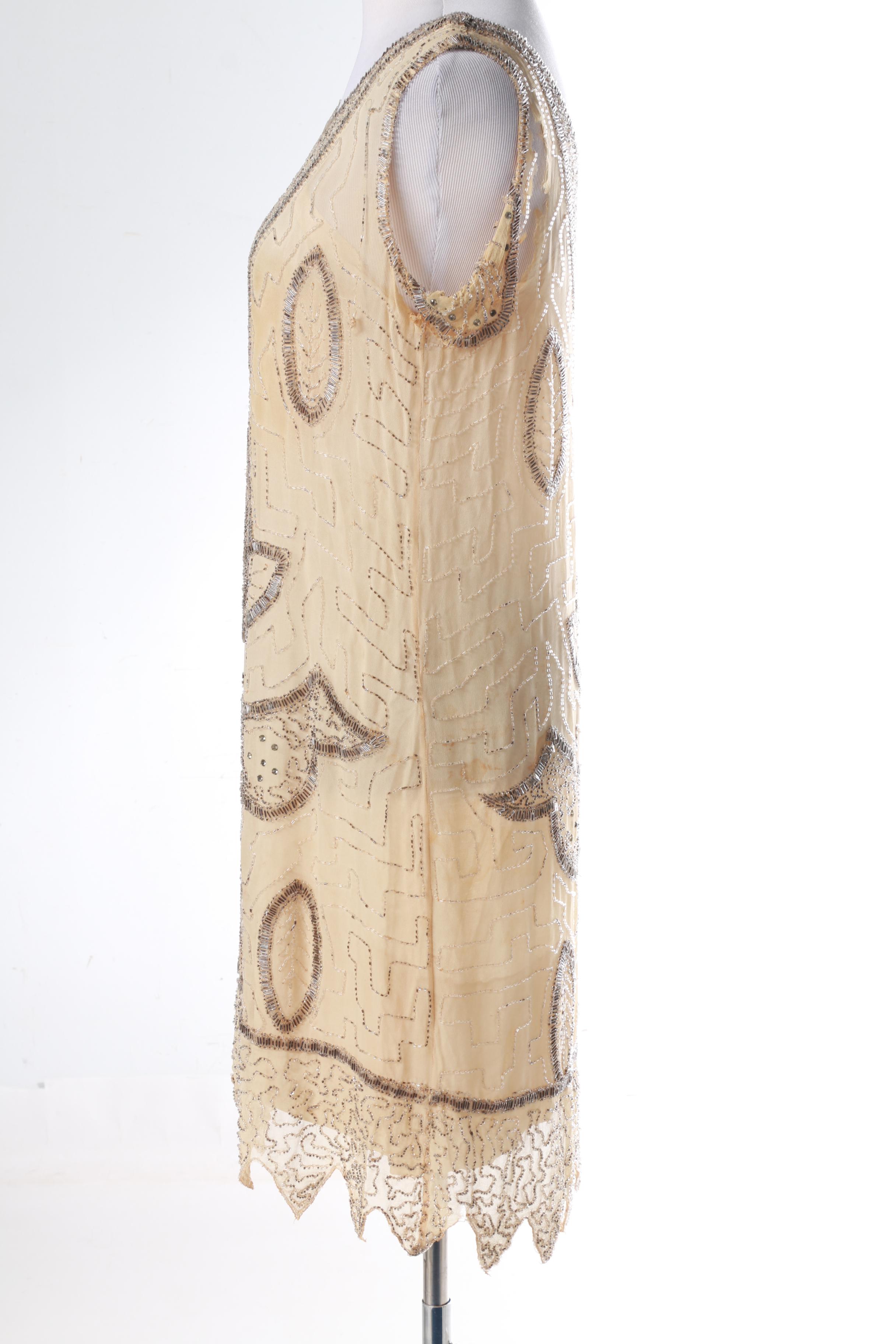 1920s Vintage Beaded Dress