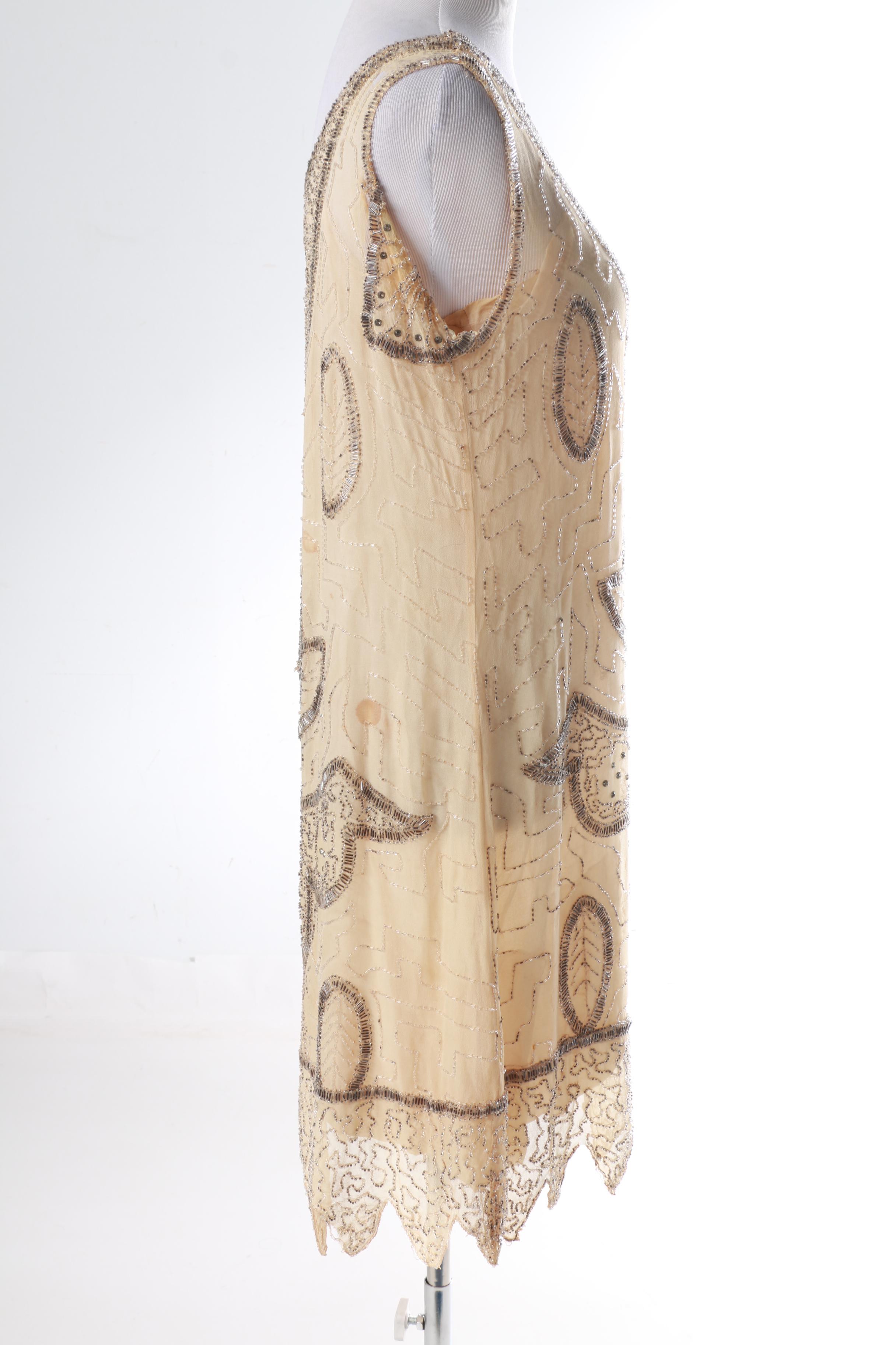 1920s Vintage Beaded Dress