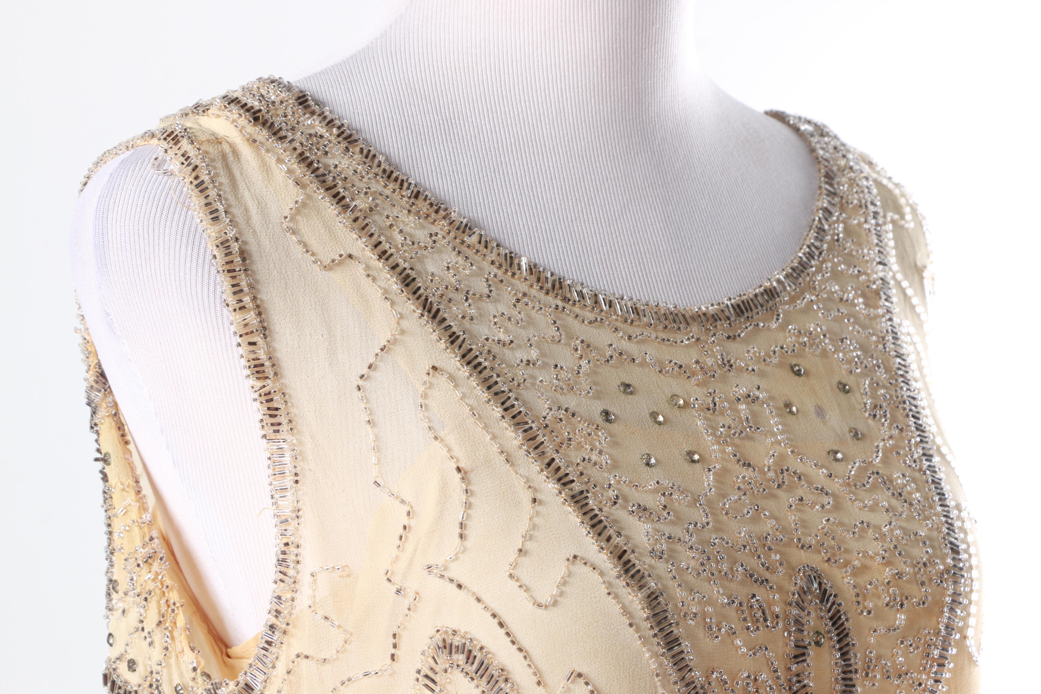 1920s Vintage Beaded Dress