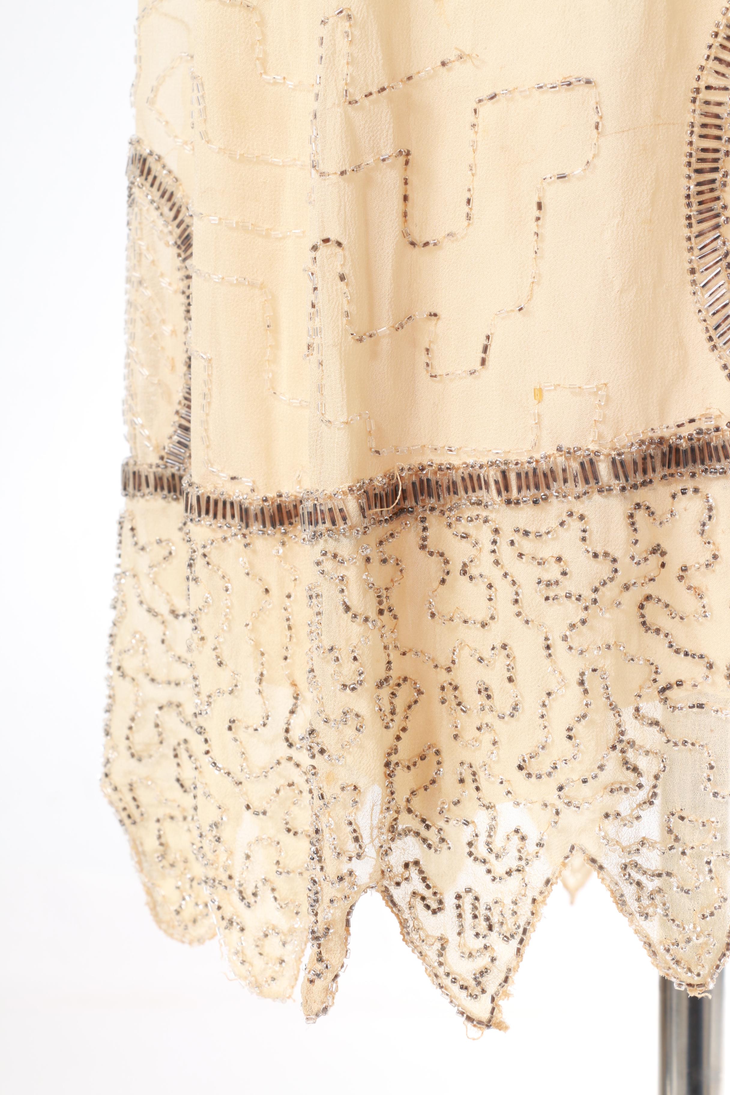 1920s Vintage Beaded Dress