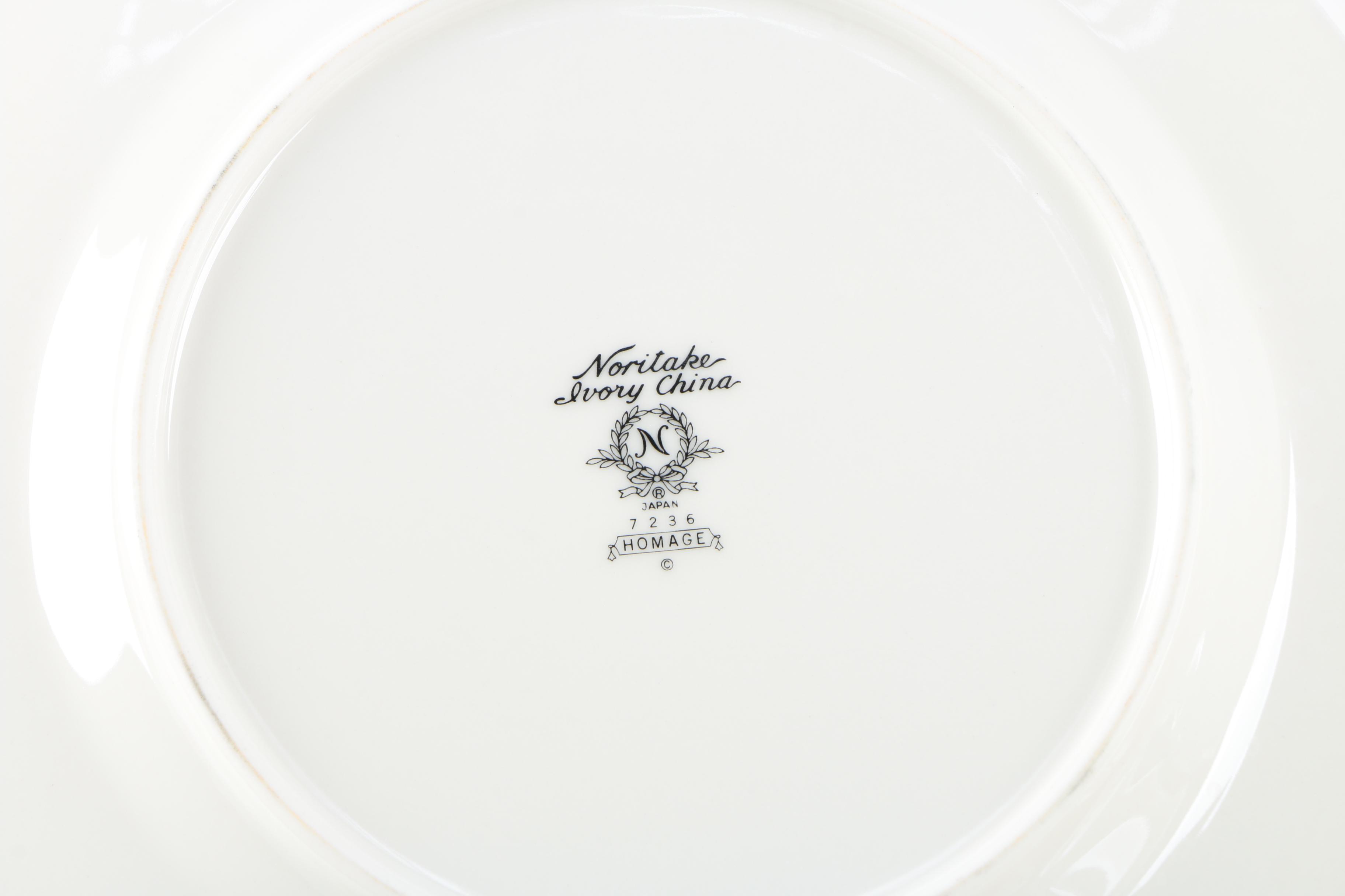 Noritake "Homage" Porcelain Tableware