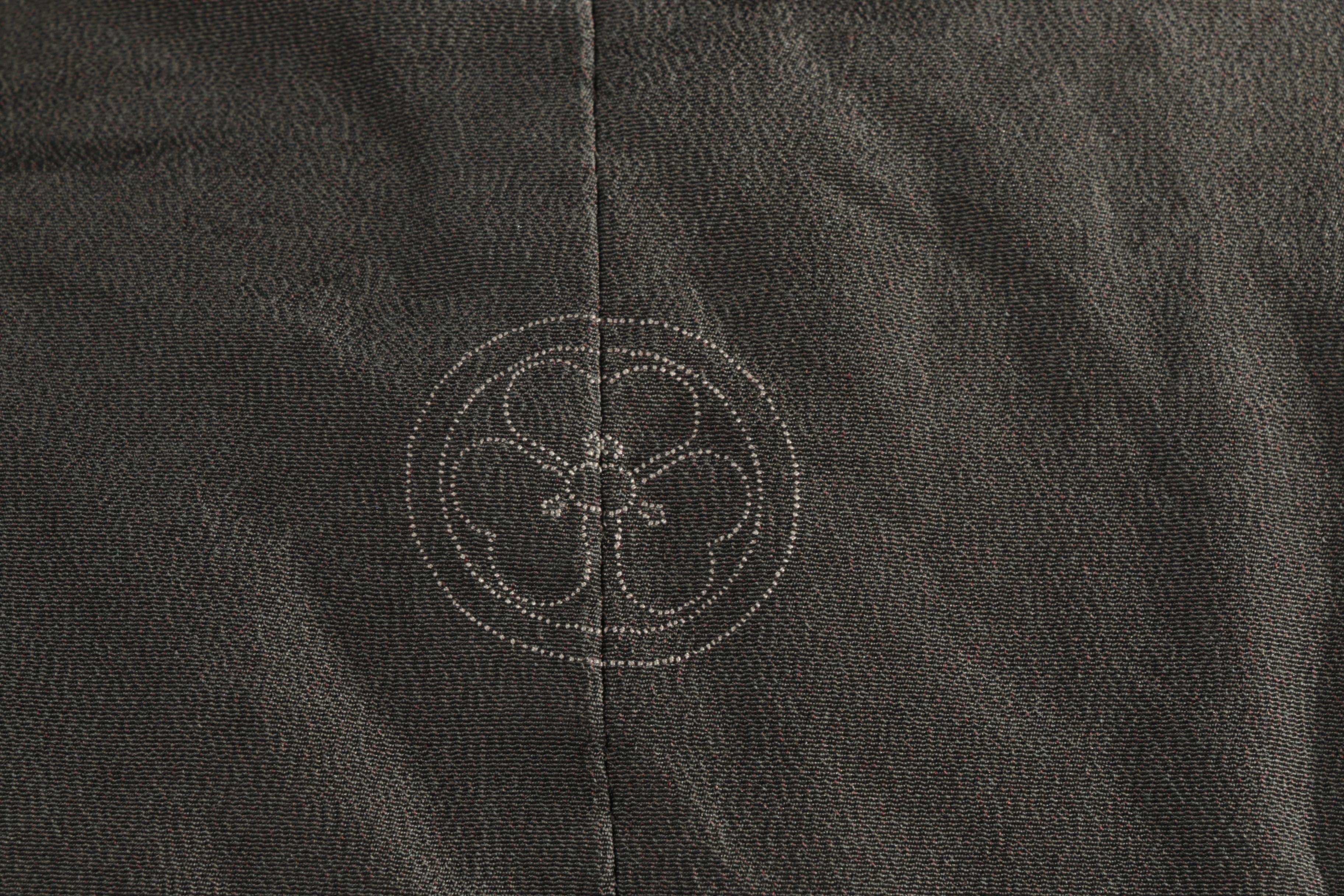 Asian Inspired Black Silk and Crepe Kimonos