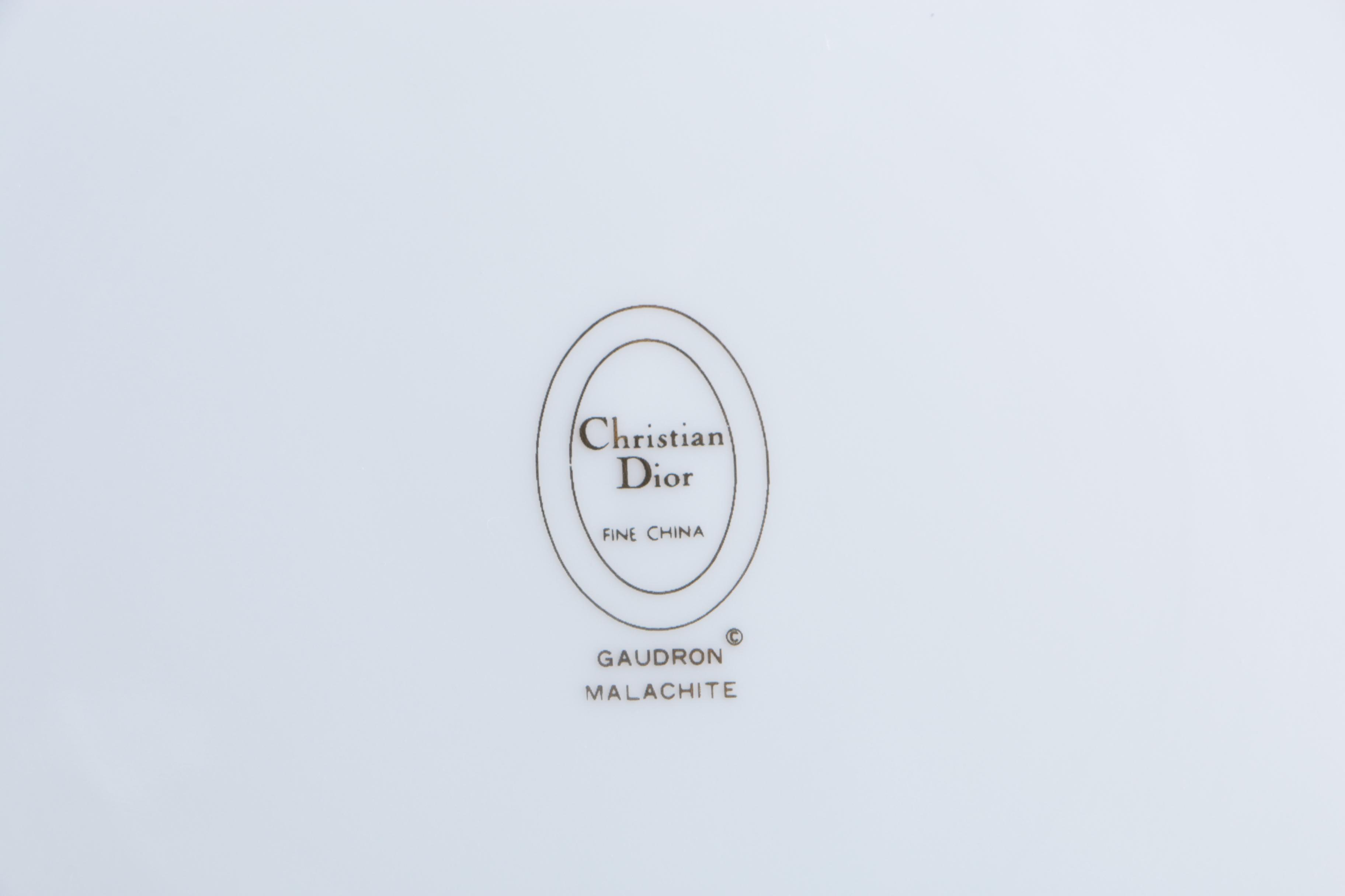 Christian Dior "Gaudron Malachite" China