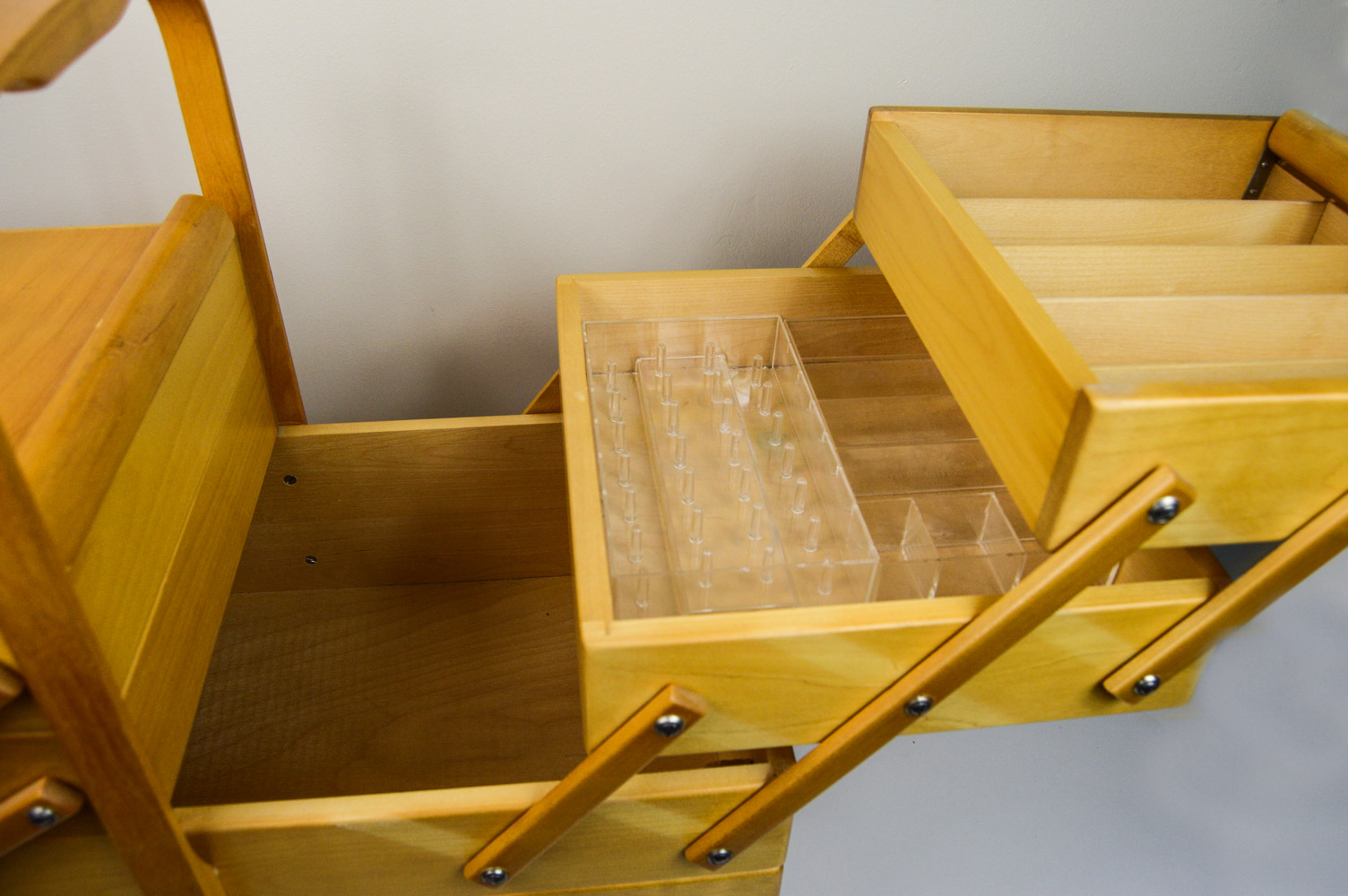 Danish Modern Vintage Sewing Cabinet by Strommen Bruk Hamar