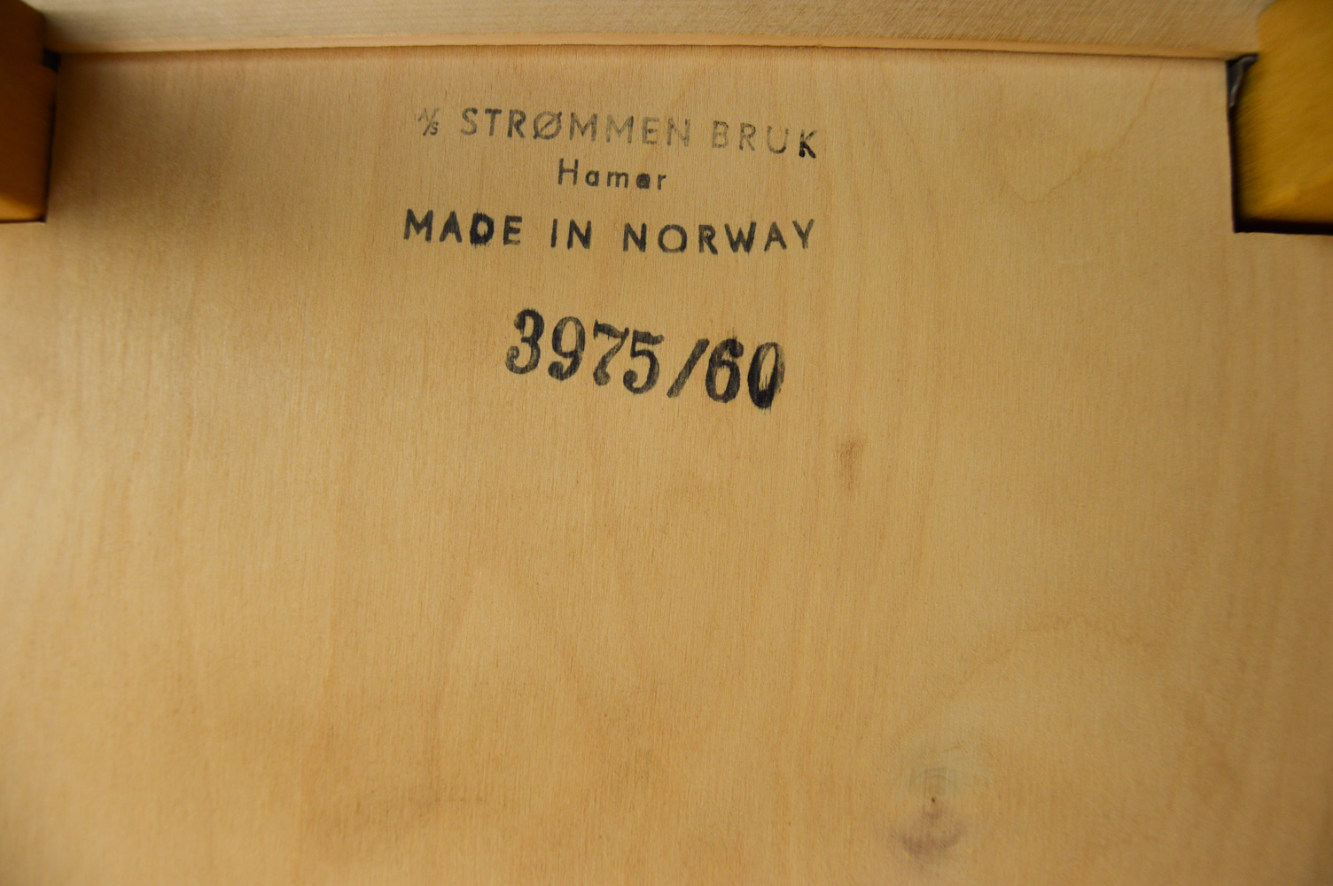 Danish Modern Vintage Sewing Cabinet by Strommen Bruk Hamar