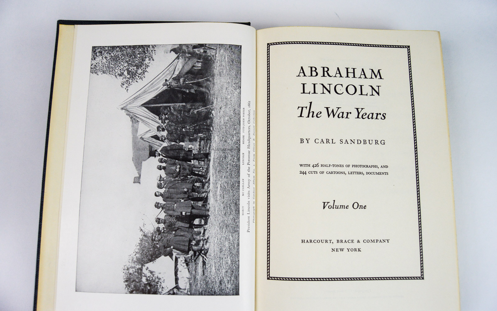 "Abraham Lincoln: The War Years" by Carl Sandberg