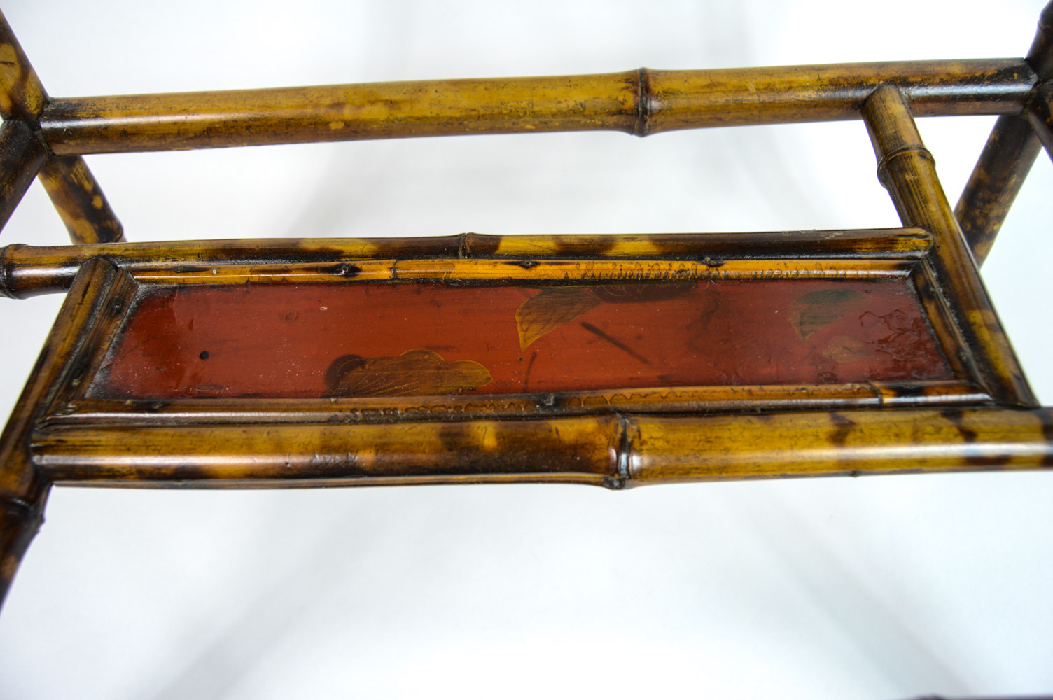 Victorian Magazine Rack in Scorched Bamboo