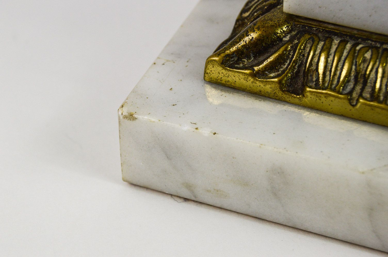 Antique Astral Table Lamp with Cut Crystal Lustres