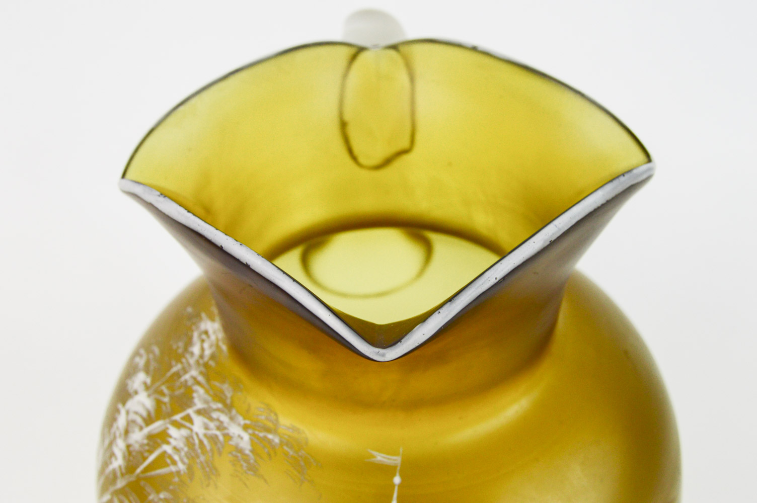 Florentine Cameo Art Glass Pitcher