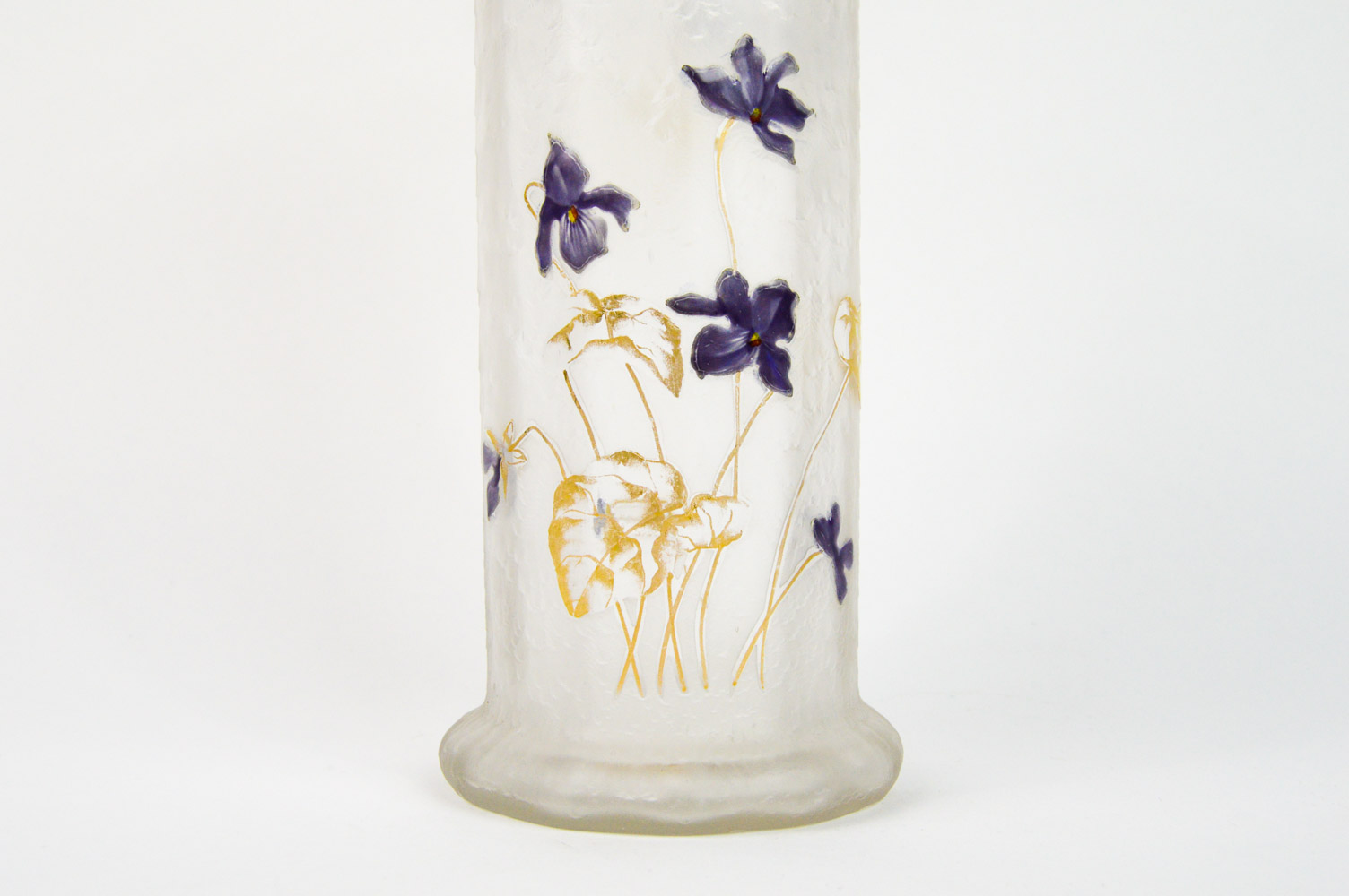 Mont Joye Unmarked Art Glass Vase