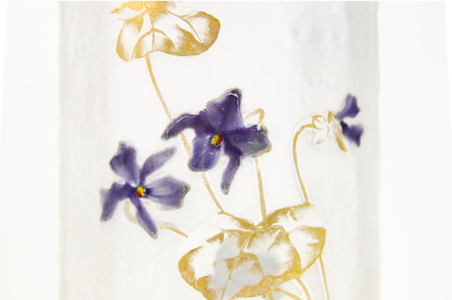 Mont Joye Unmarked Art Glass Vase