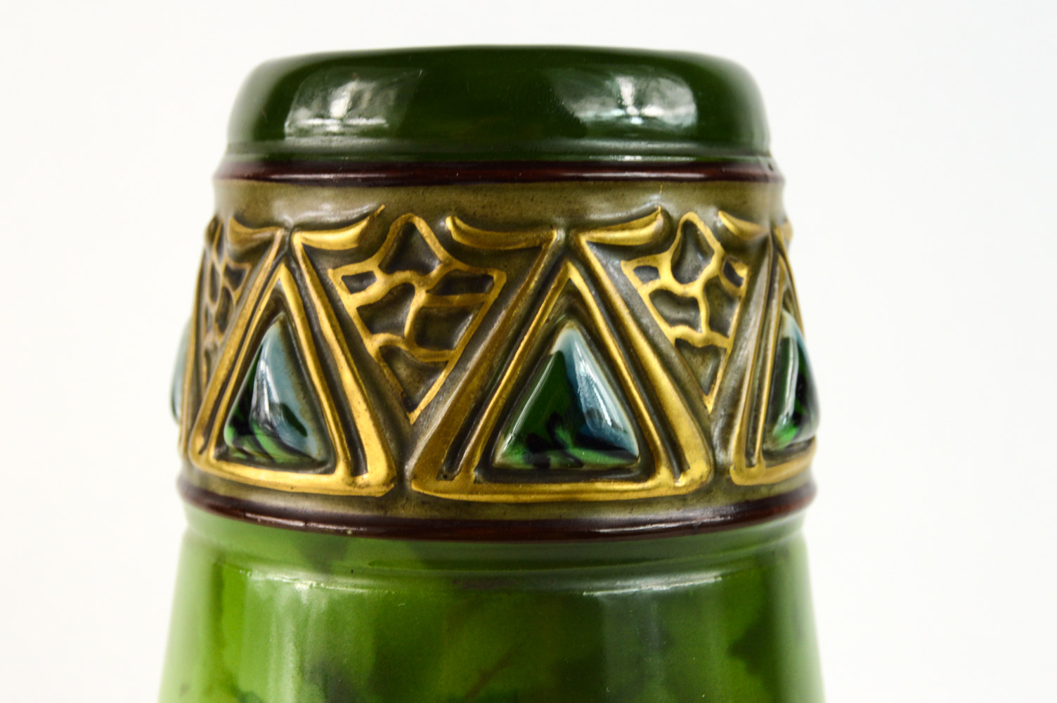 Ernst Wahliss Turn Hand Painted Porcelain Vase