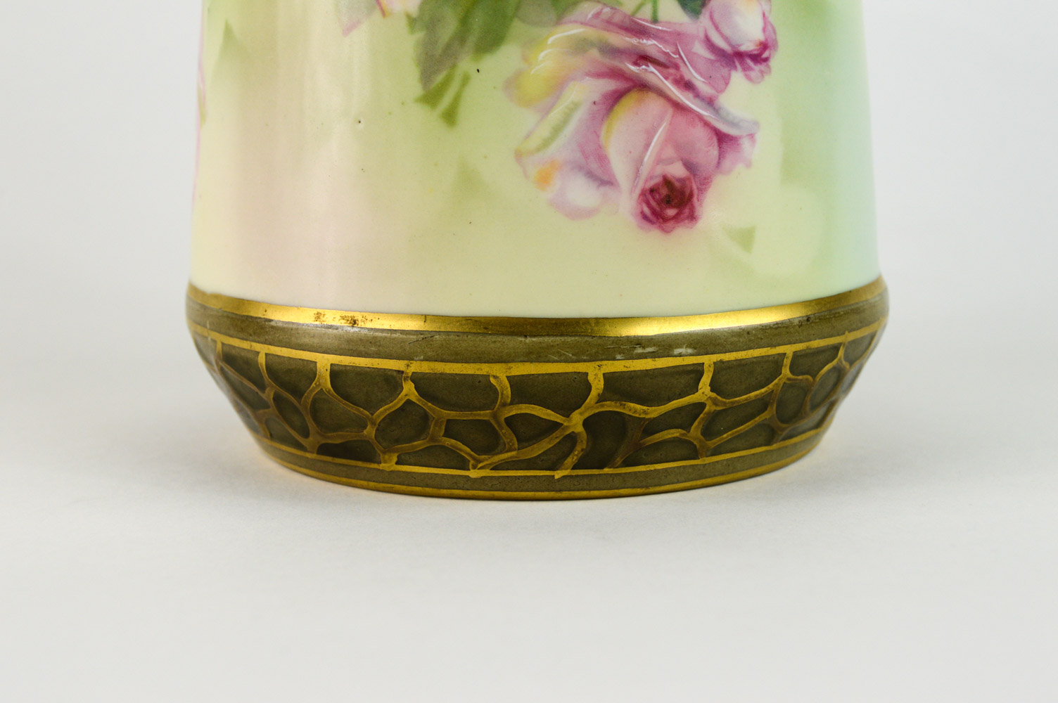 Ernst Wahliss Turn Hand Painted Porcelain Vase
