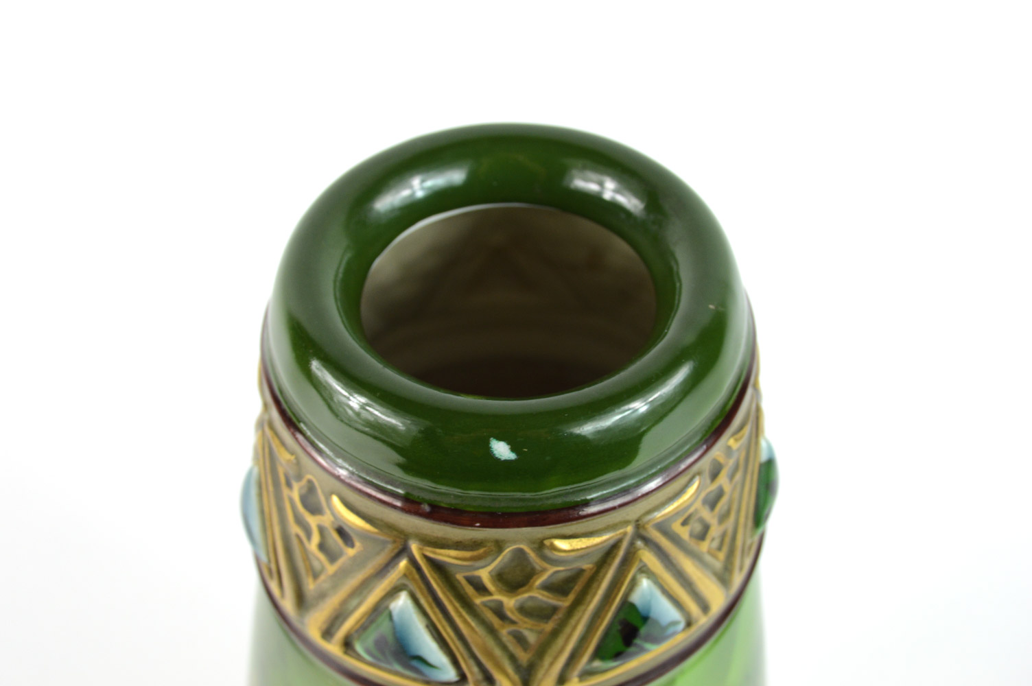 Ernst Wahliss Turn Hand Painted Porcelain Vase