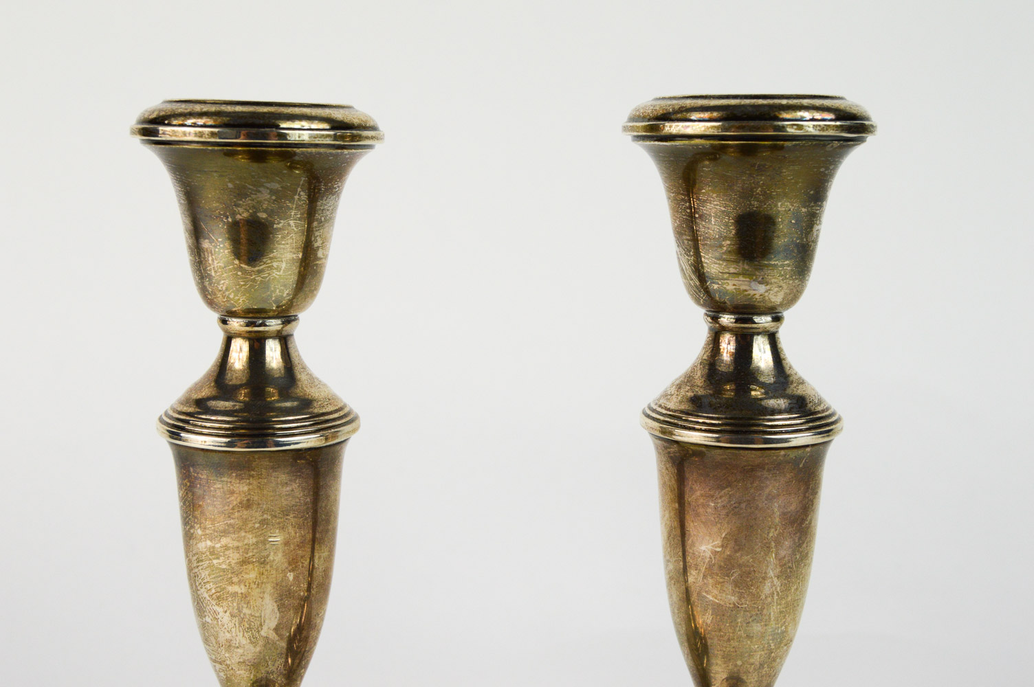 Empire Weighted Sterling Candlesticks