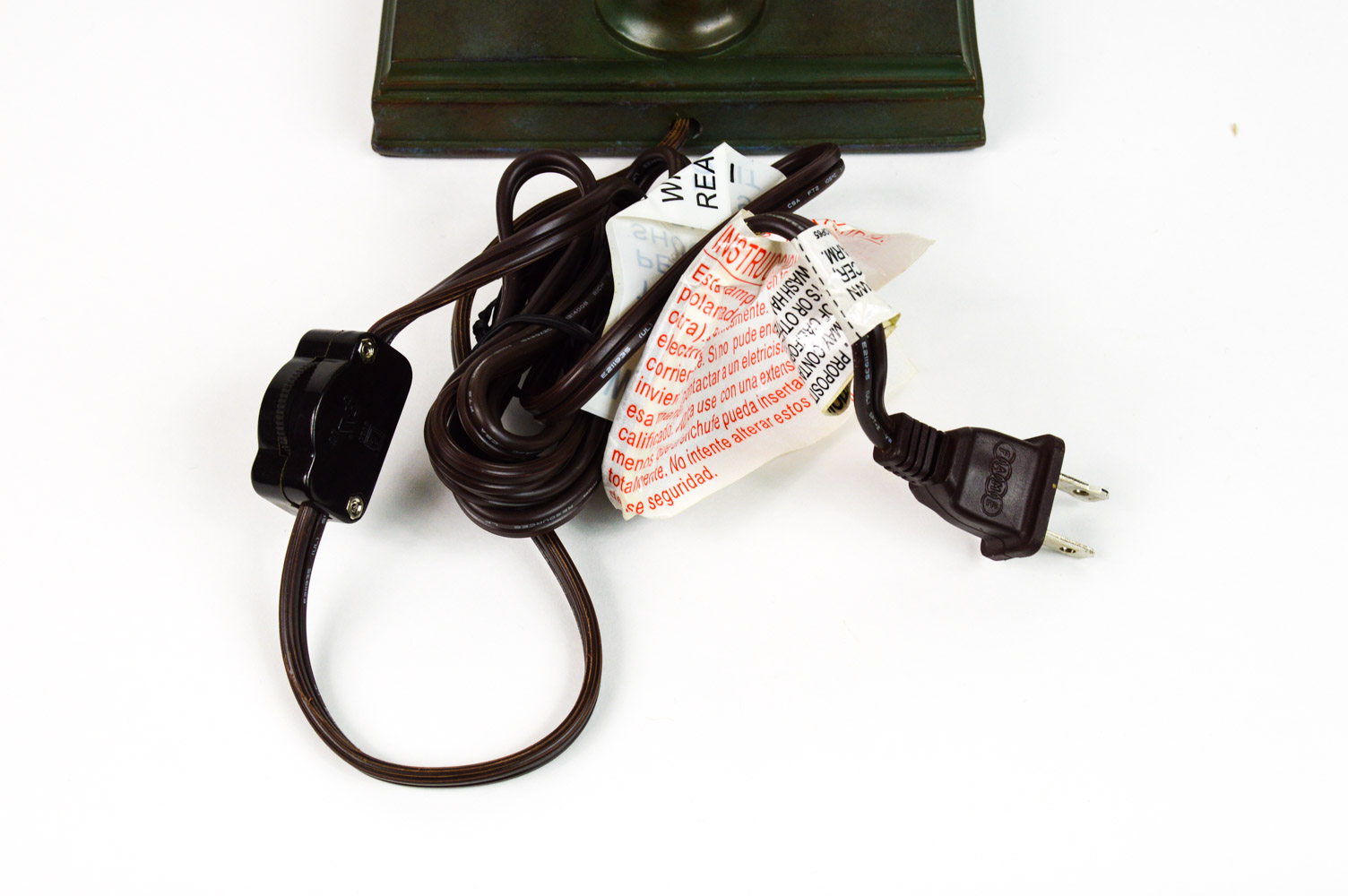 Quoizel State Street Tiffany Clock Accent Lamp