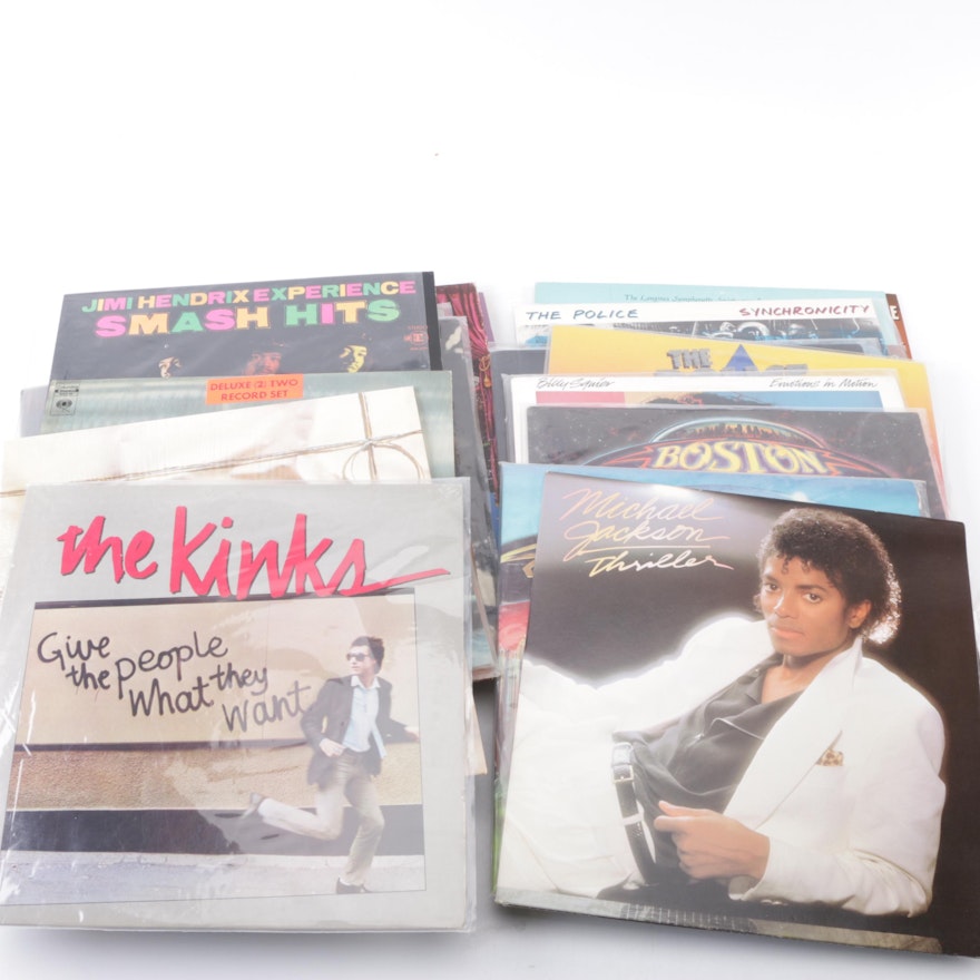 The Kinks, Michael Jackson, Jimi Hendrix, and Other LPs