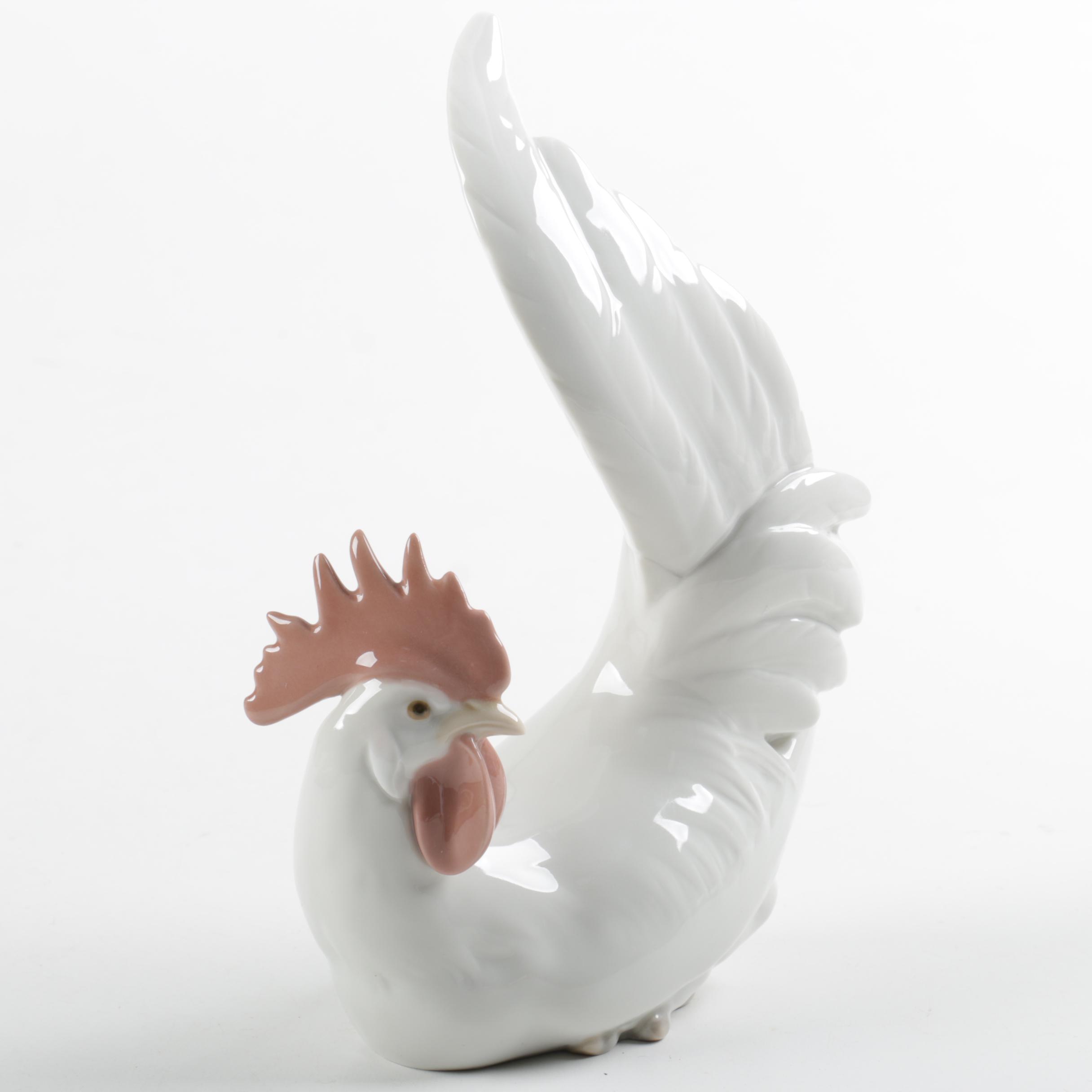 Lladró "Rooster Reduced" Figurine