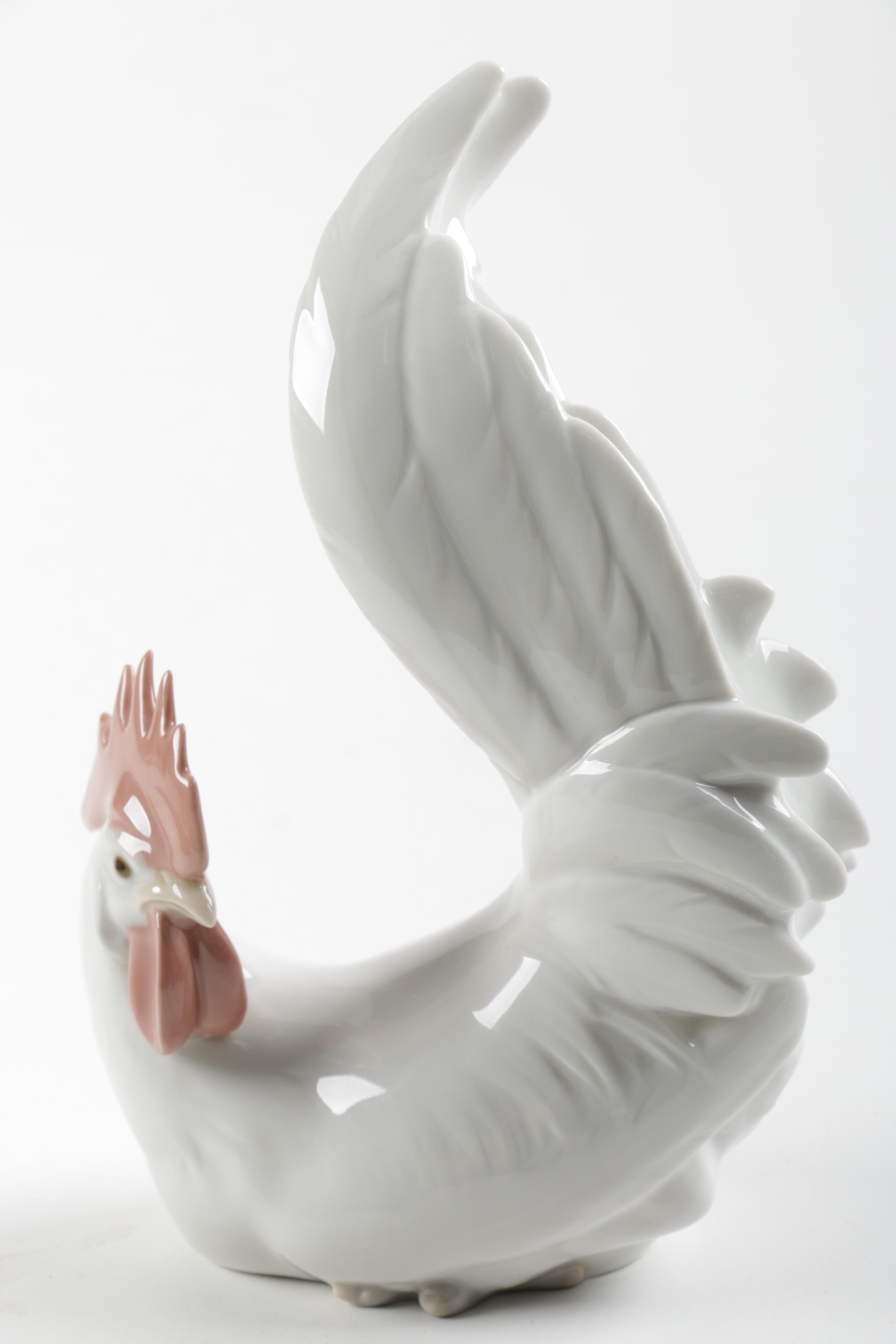 Lladró "Rooster Reduced" Figurine