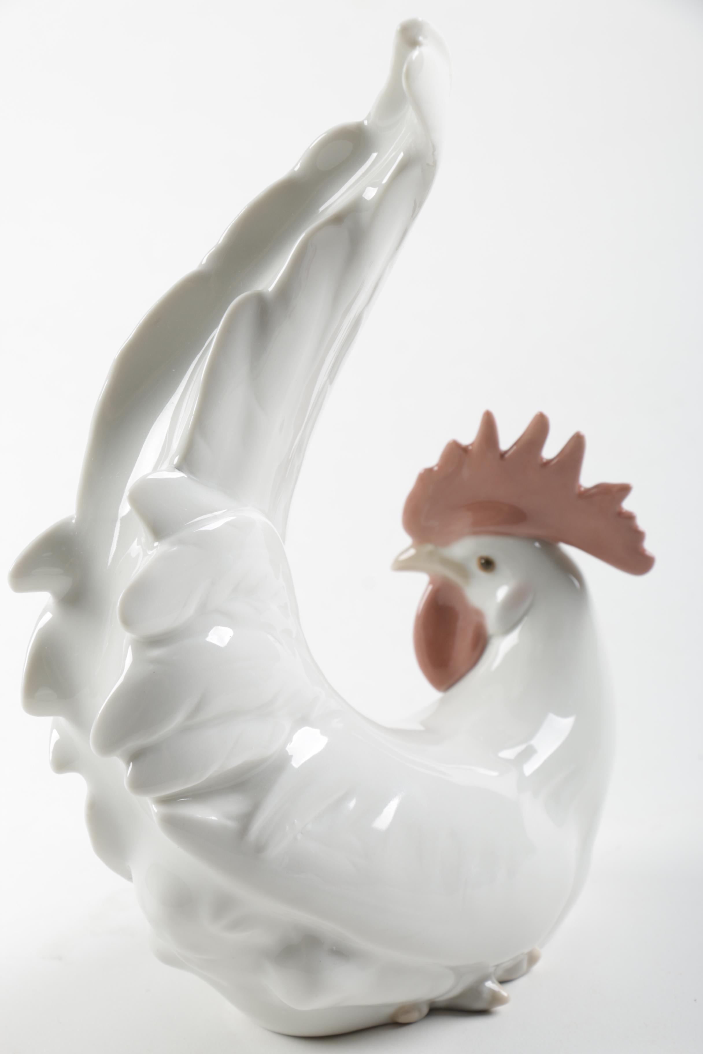 Lladró "Rooster Reduced" Figurine