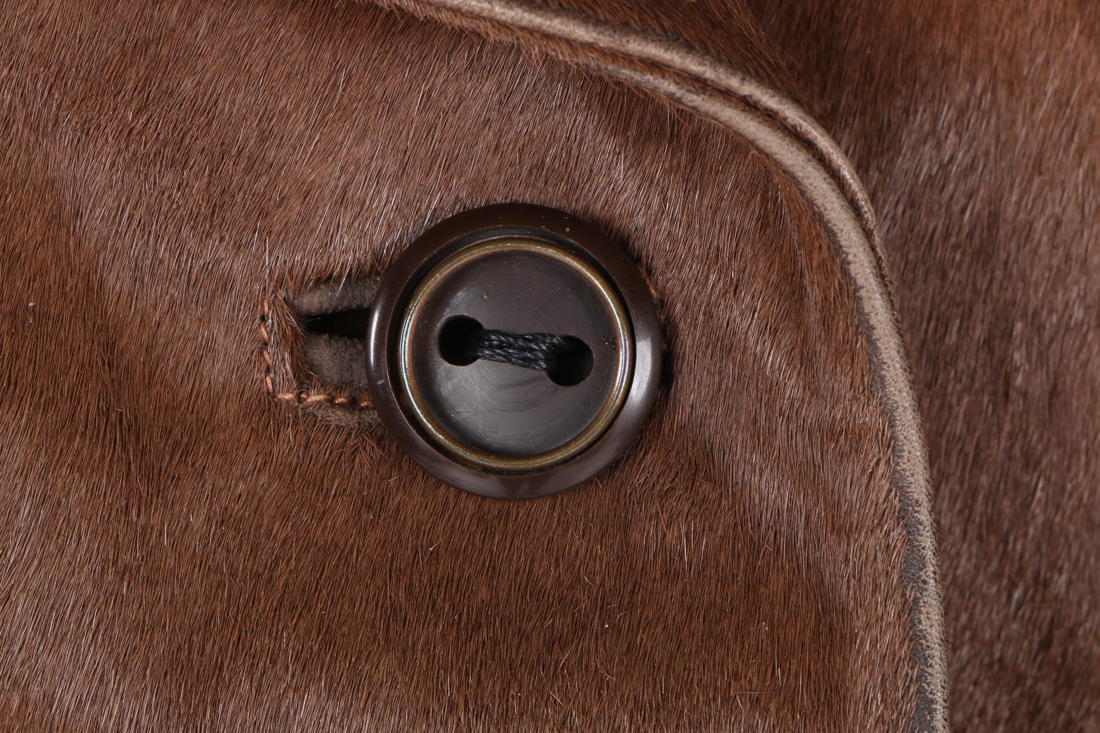 Women's 1970s Vintage Colzer Spanish Cowhide Coat