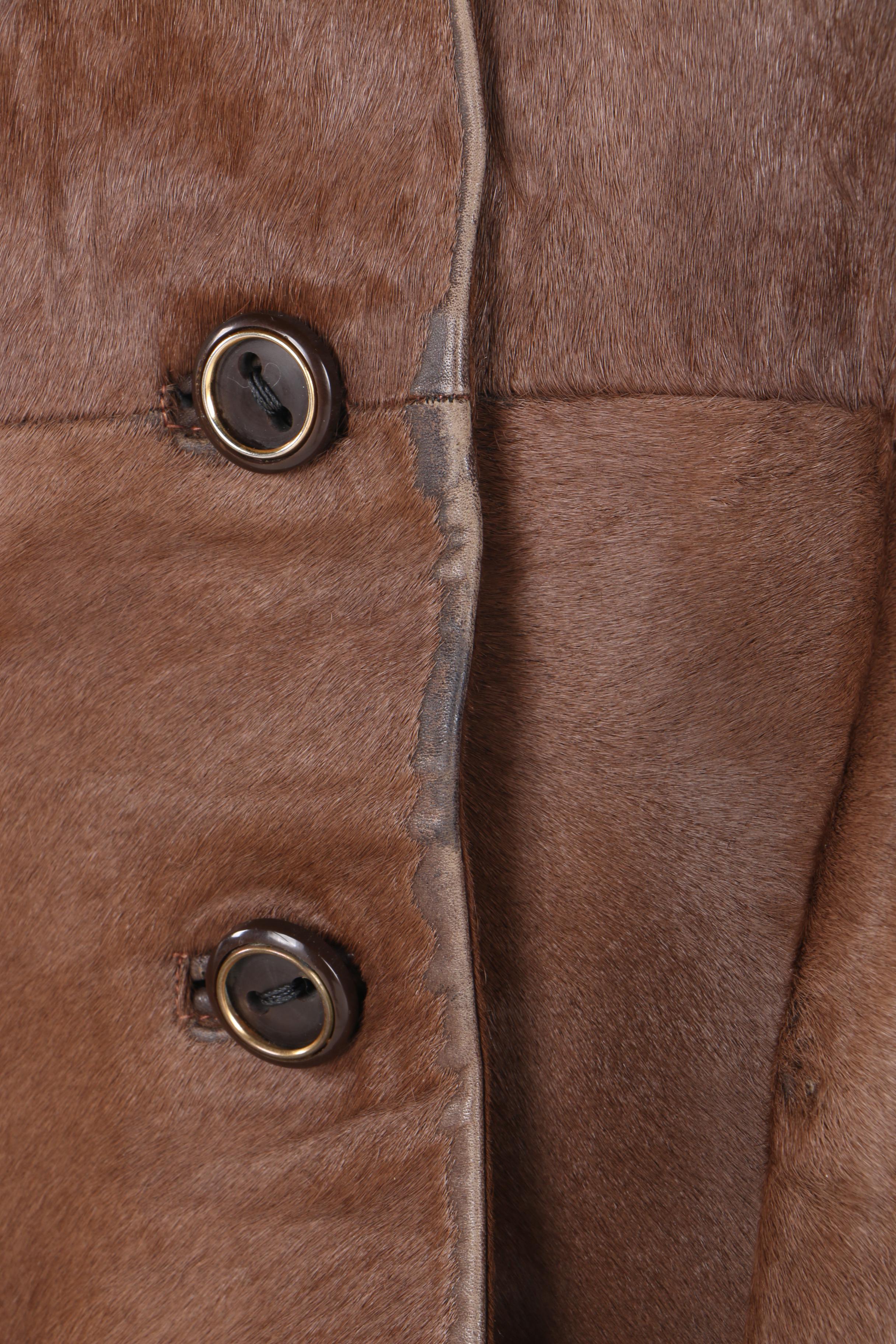 Women's 1970s Vintage Colzer Spanish Cowhide Coat