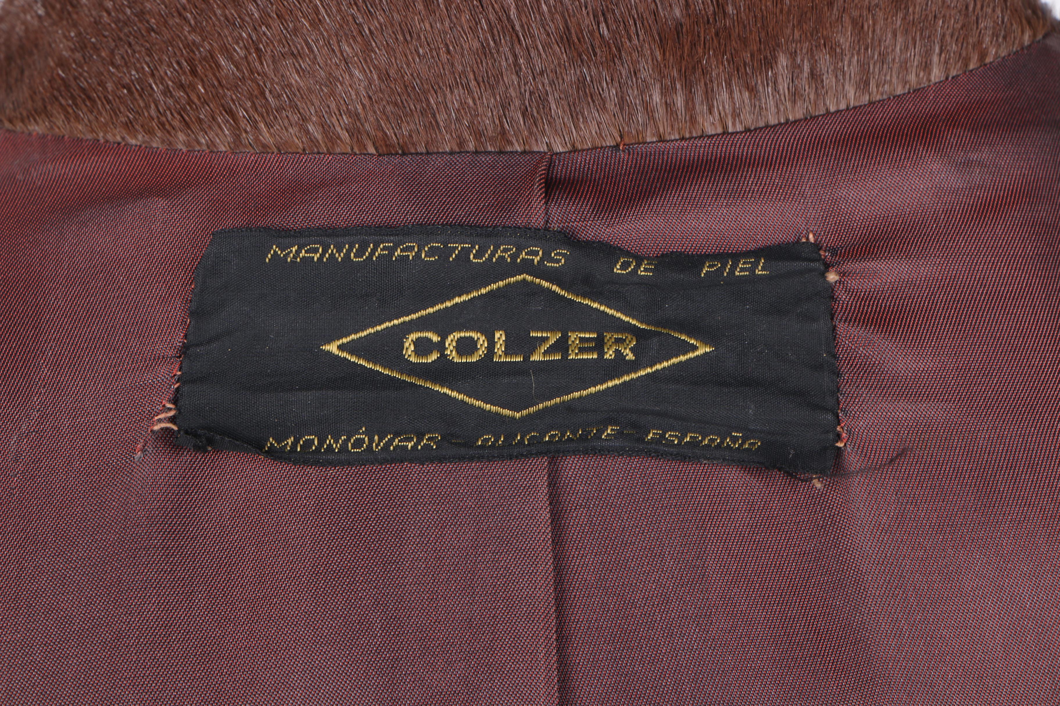 Women's 1970s Vintage Colzer Spanish Cowhide Coat