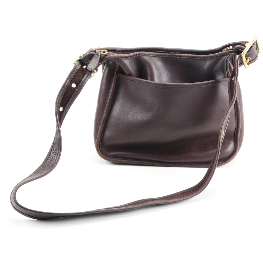 Vintage Coach Legacy Brown Leather Crossbody Messenger