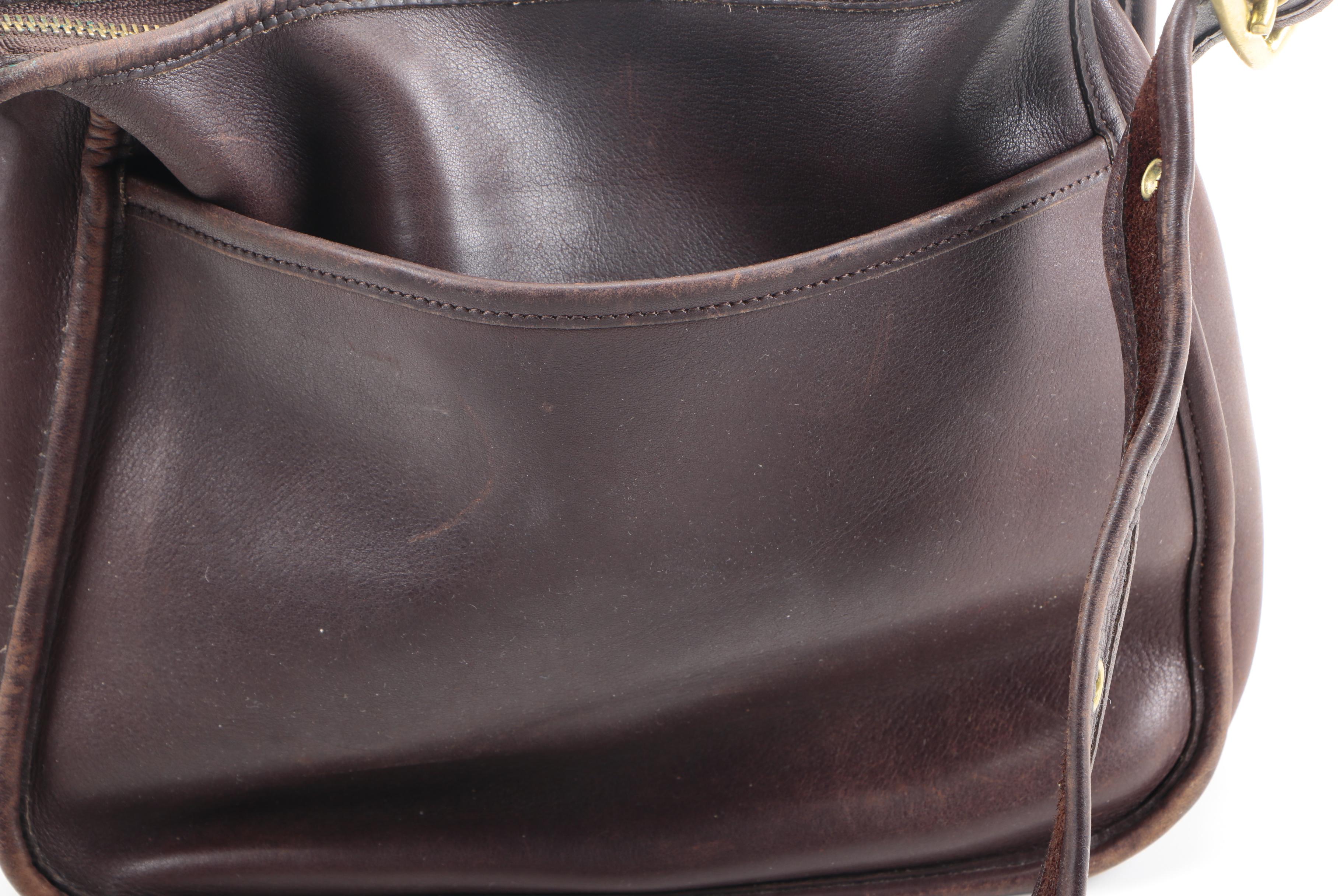 Vintage Coach Legacy Brown Leather Crossbody Messenger