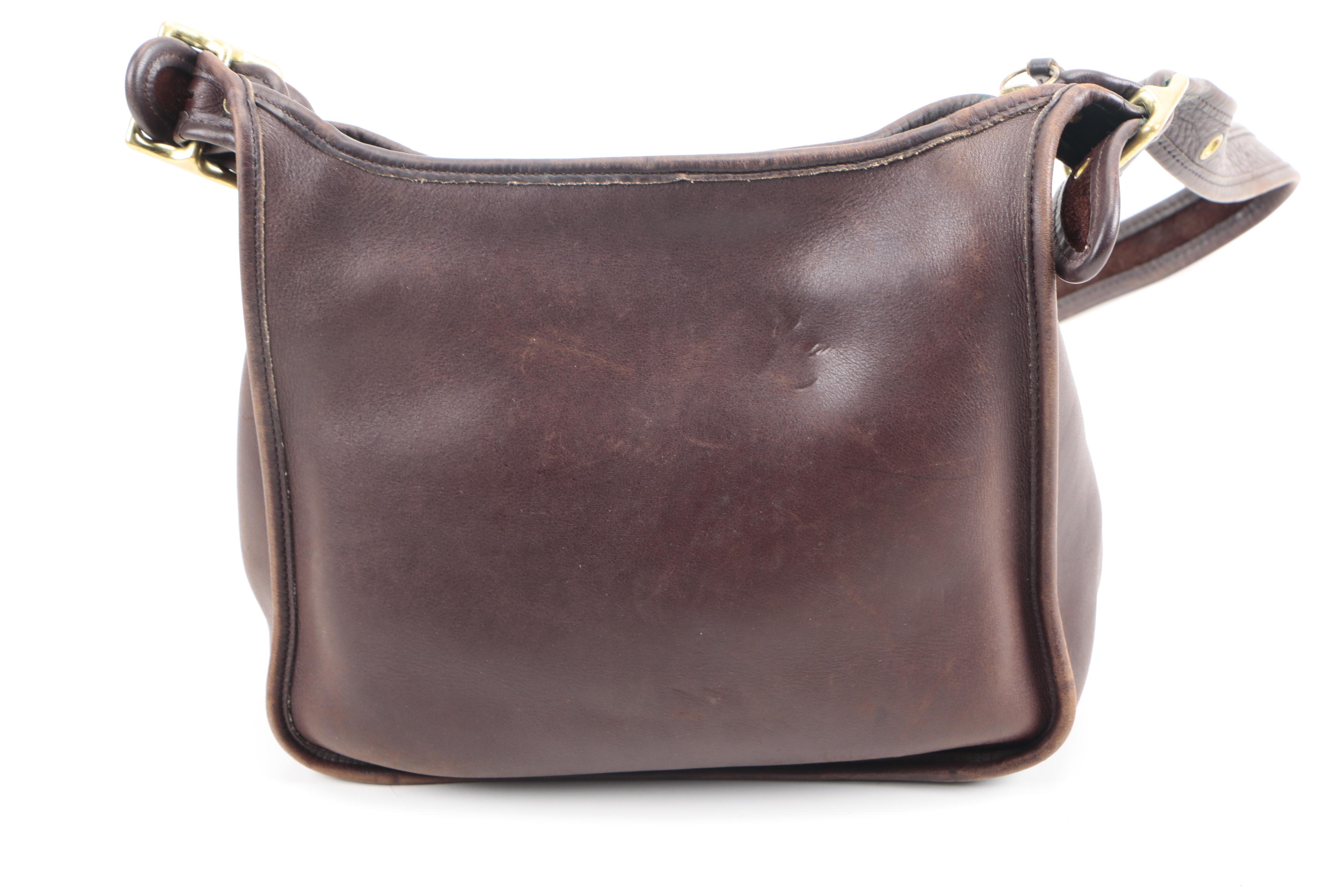 Vintage Coach Legacy Brown Leather Crossbody Messenger