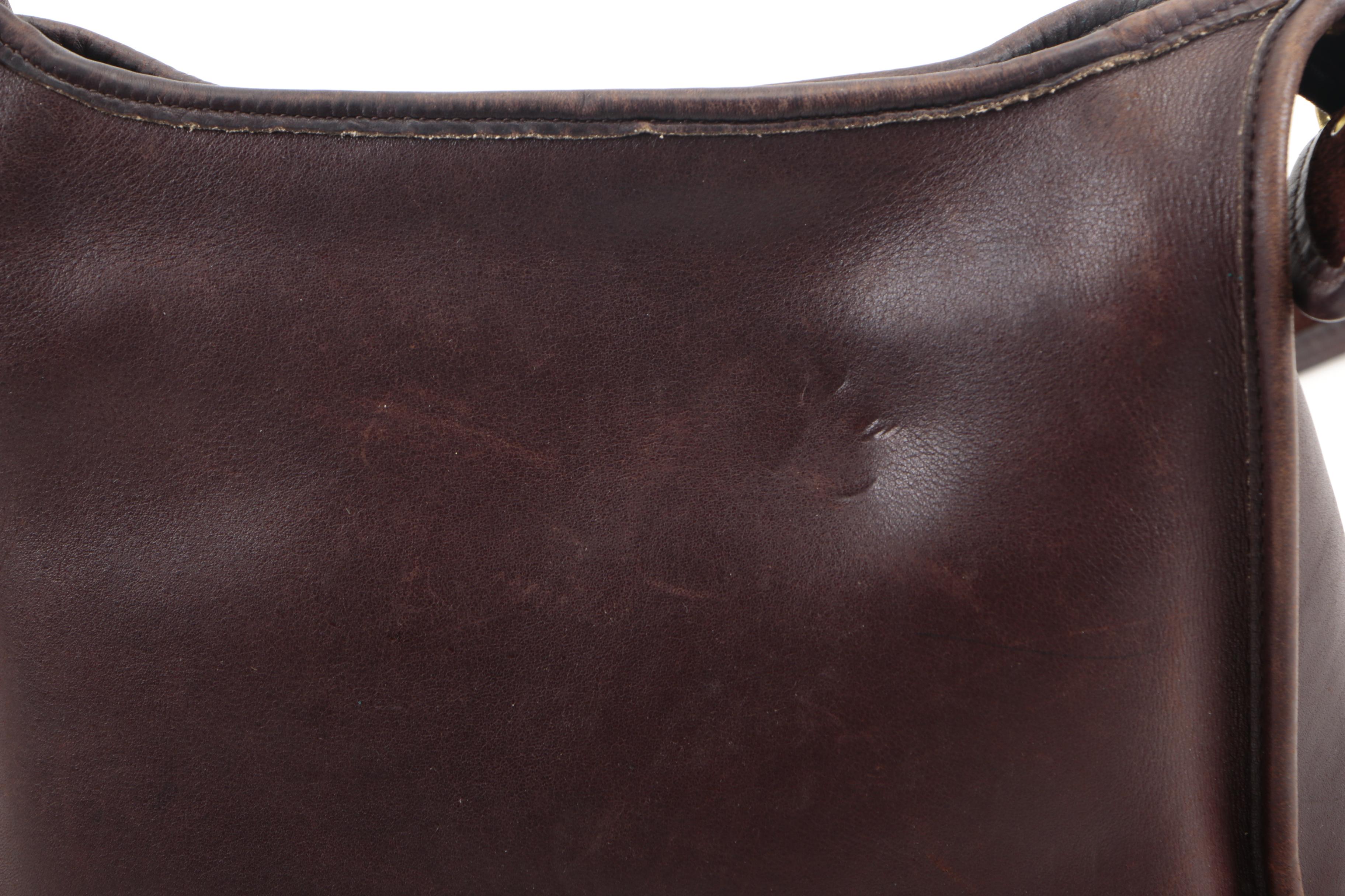 Vintage Coach Legacy Brown Leather Crossbody Messenger