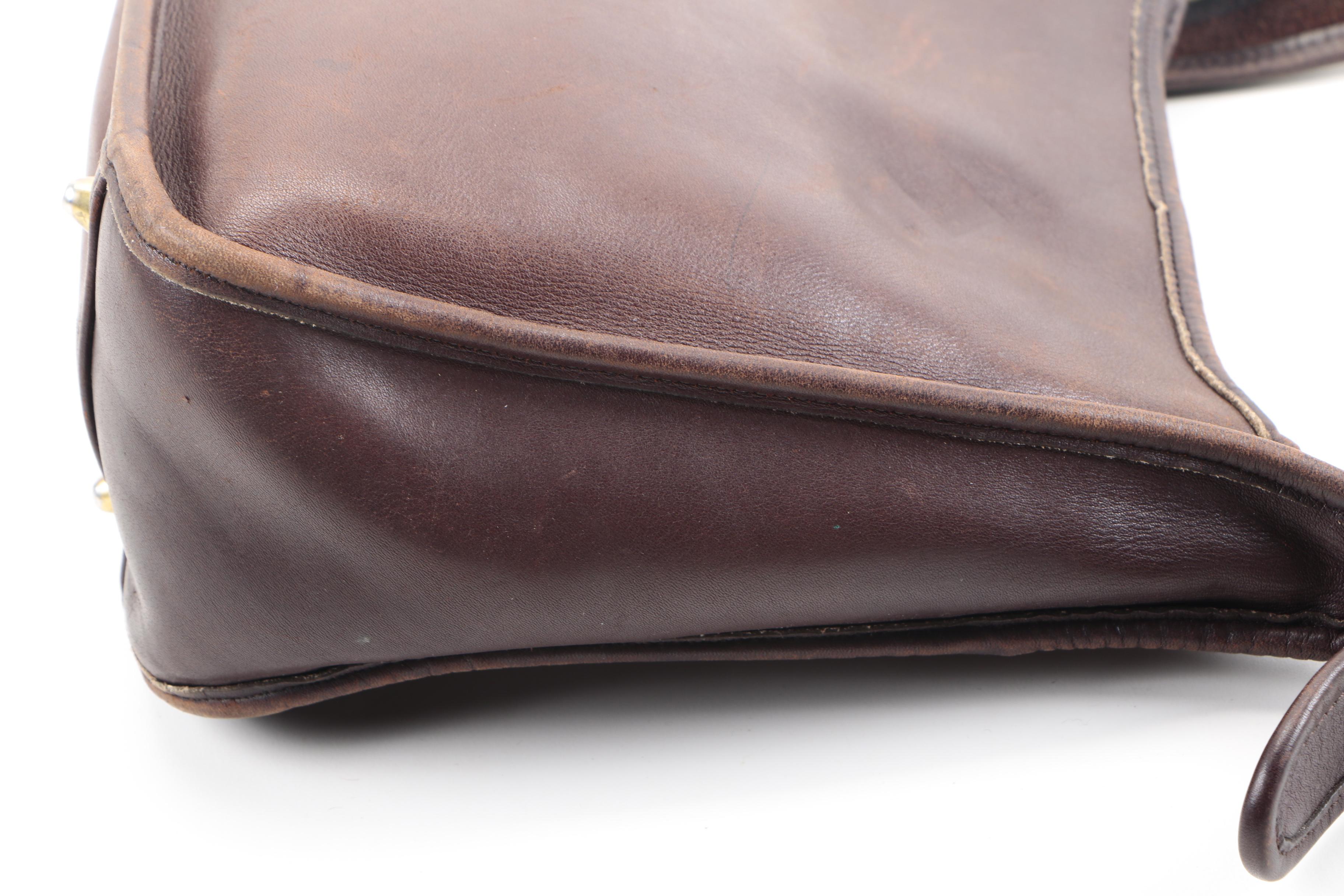 Vintage Coach Legacy Brown Leather Crossbody Messenger