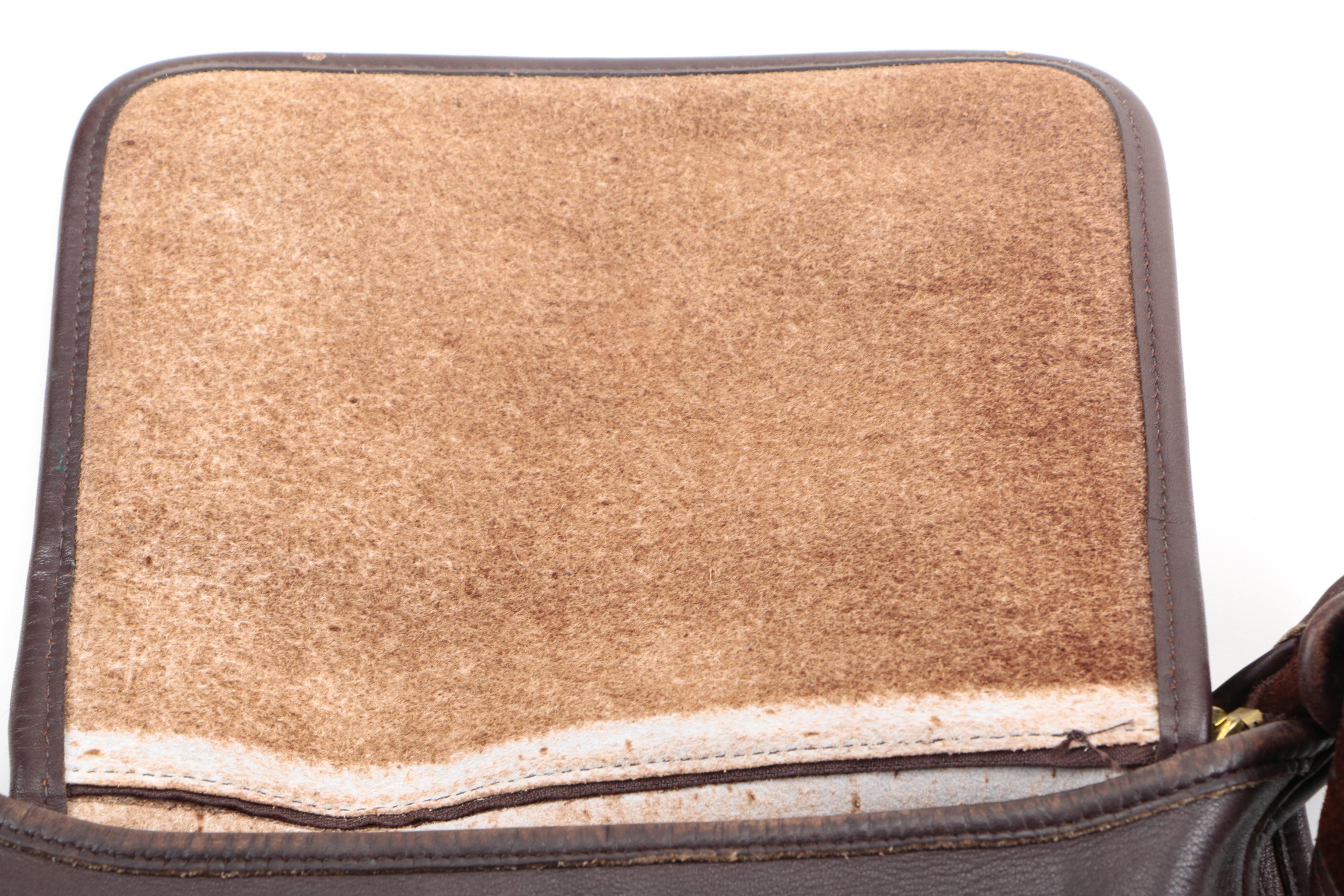 Vintage Coach Legacy Brown Leather Crossbody Messenger