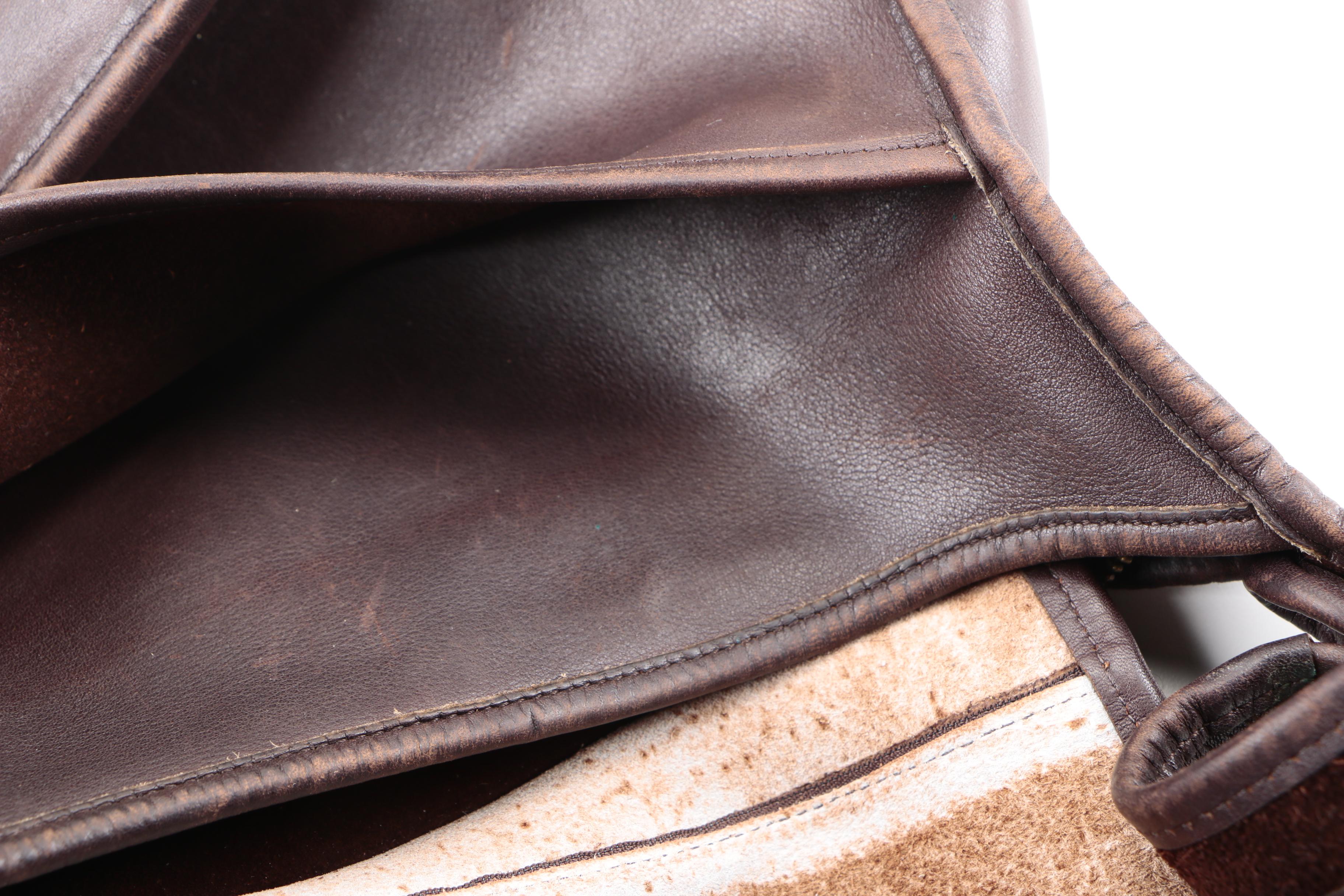 Vintage Coach Legacy Brown Leather Crossbody Messenger