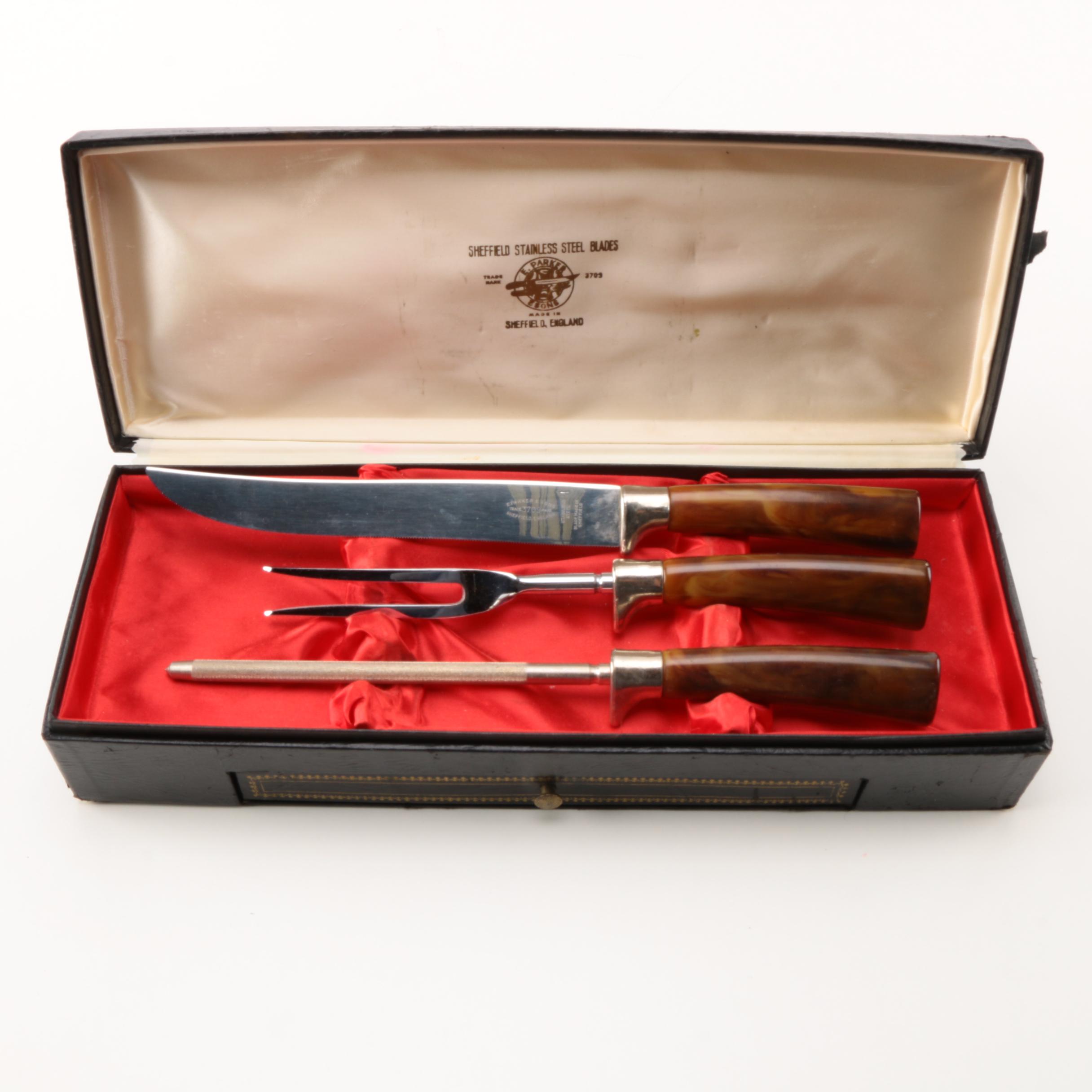 E. Parker & Sons Stainless Steel Carving Set