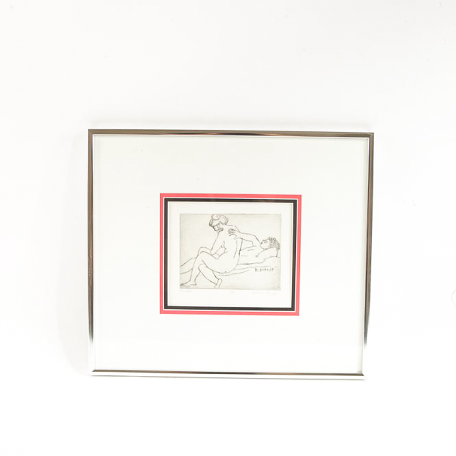 Miriam Boroff Original Etching "Nudes"
