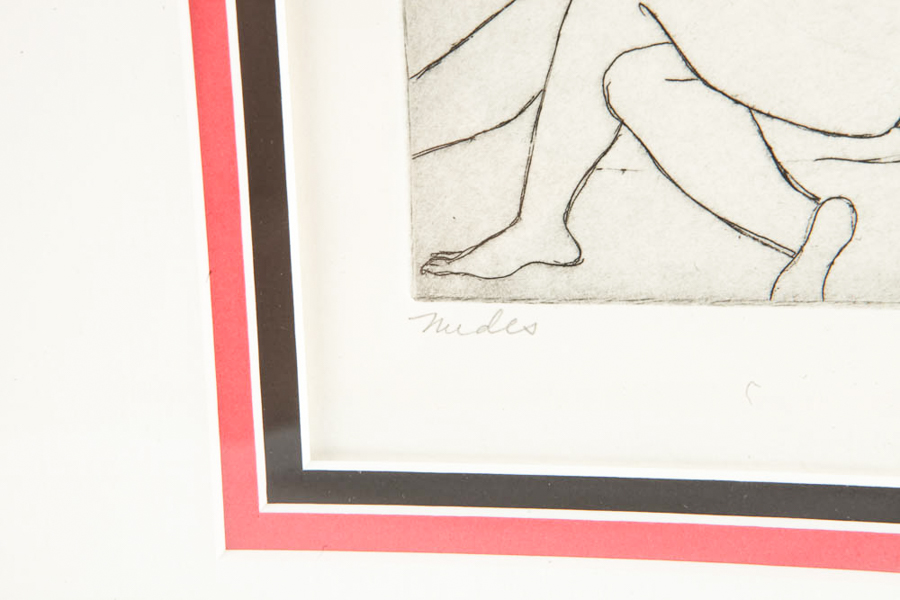 Miriam Boroff Original Etching "Nudes"