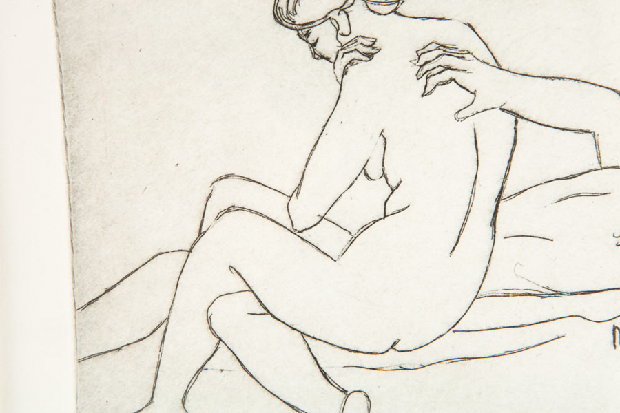 Miriam Boroff Original Etching "Nudes"
