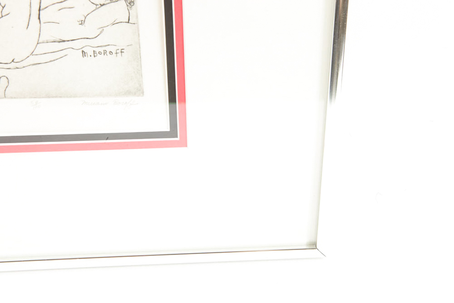 Miriam Boroff Original Etching "Nudes"