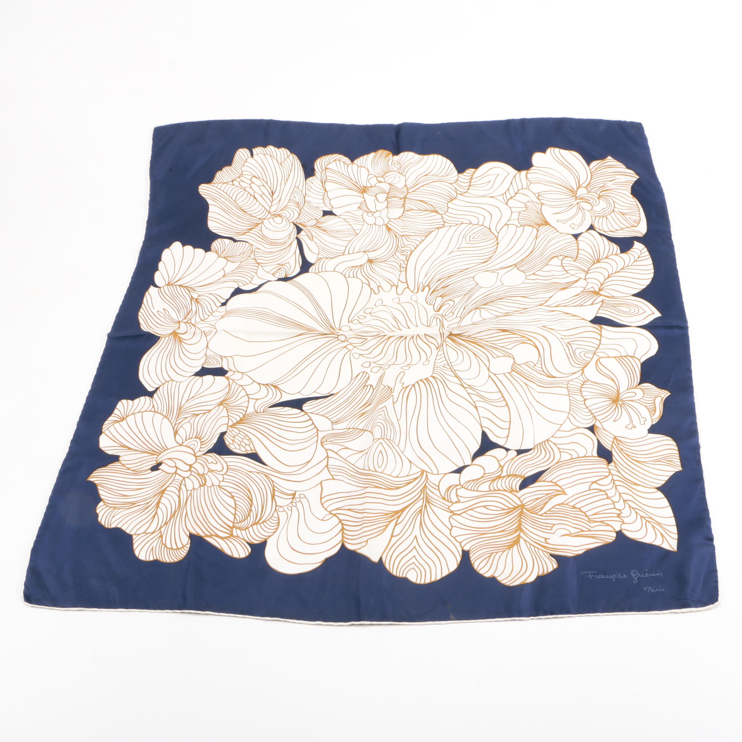 Vintage Françoise Guérin Paris Scarf