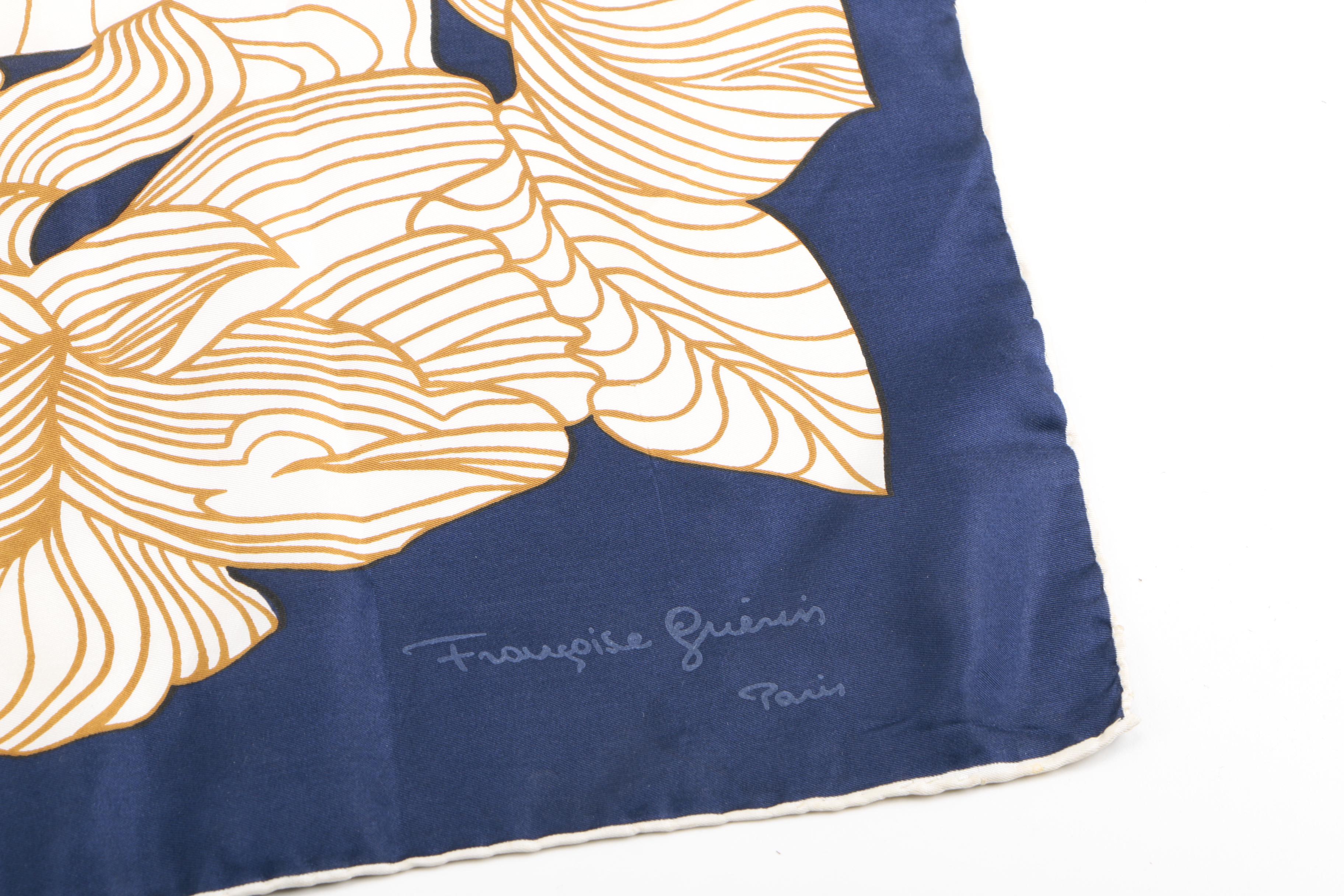 Vintage Françoise Guérin Paris Scarf