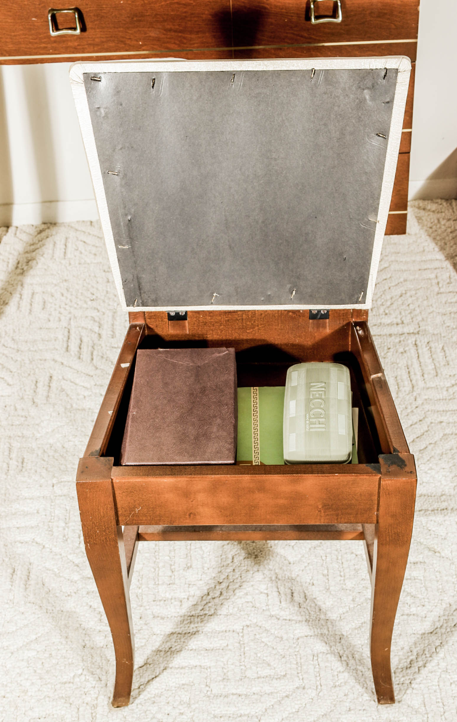 Necchi Sewing Machine, Table, and Chair