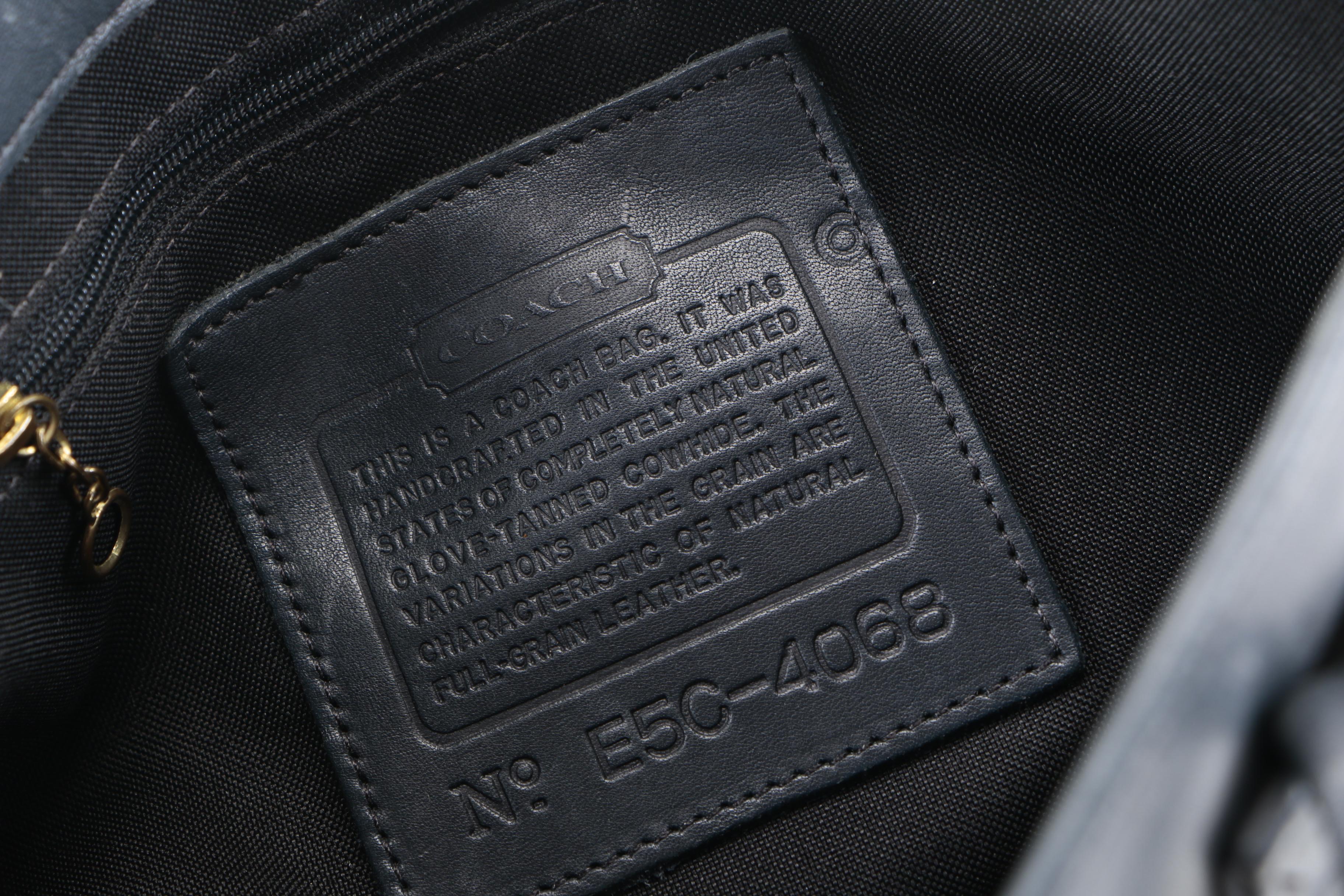 Vintage Coach Tote Bag