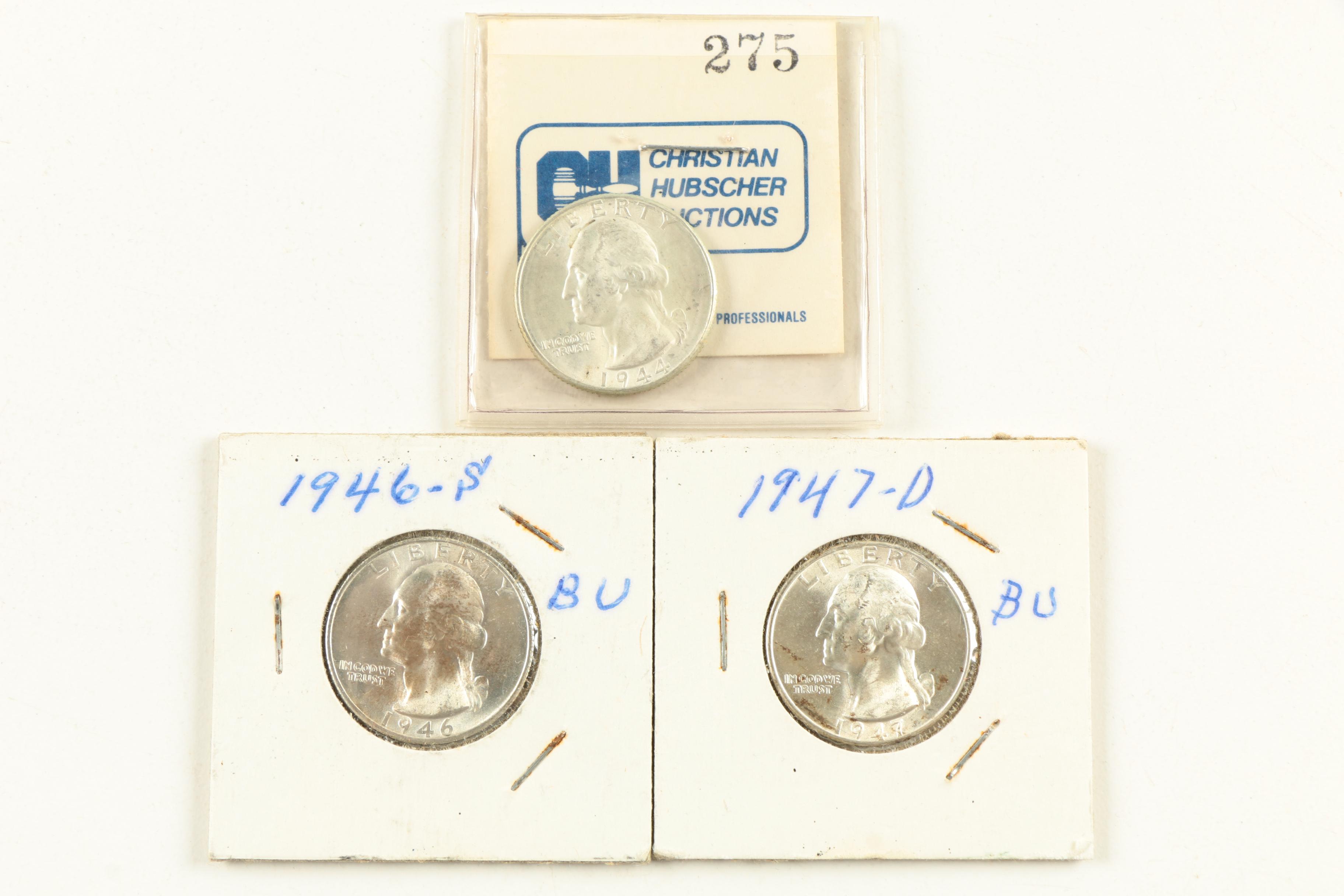 Silver Washington Quarters