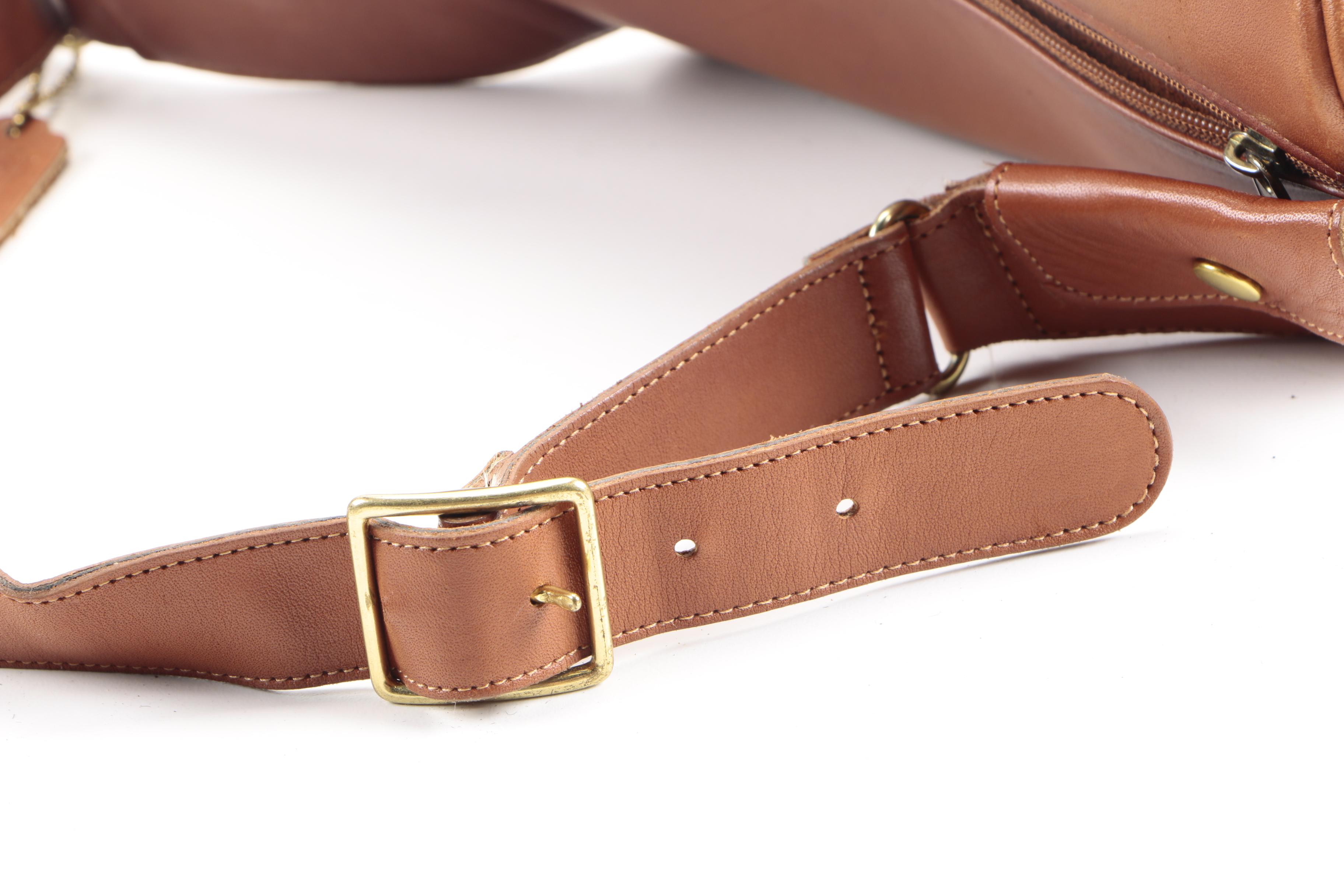 Vintage Coach Brown Leather Fanny Pack