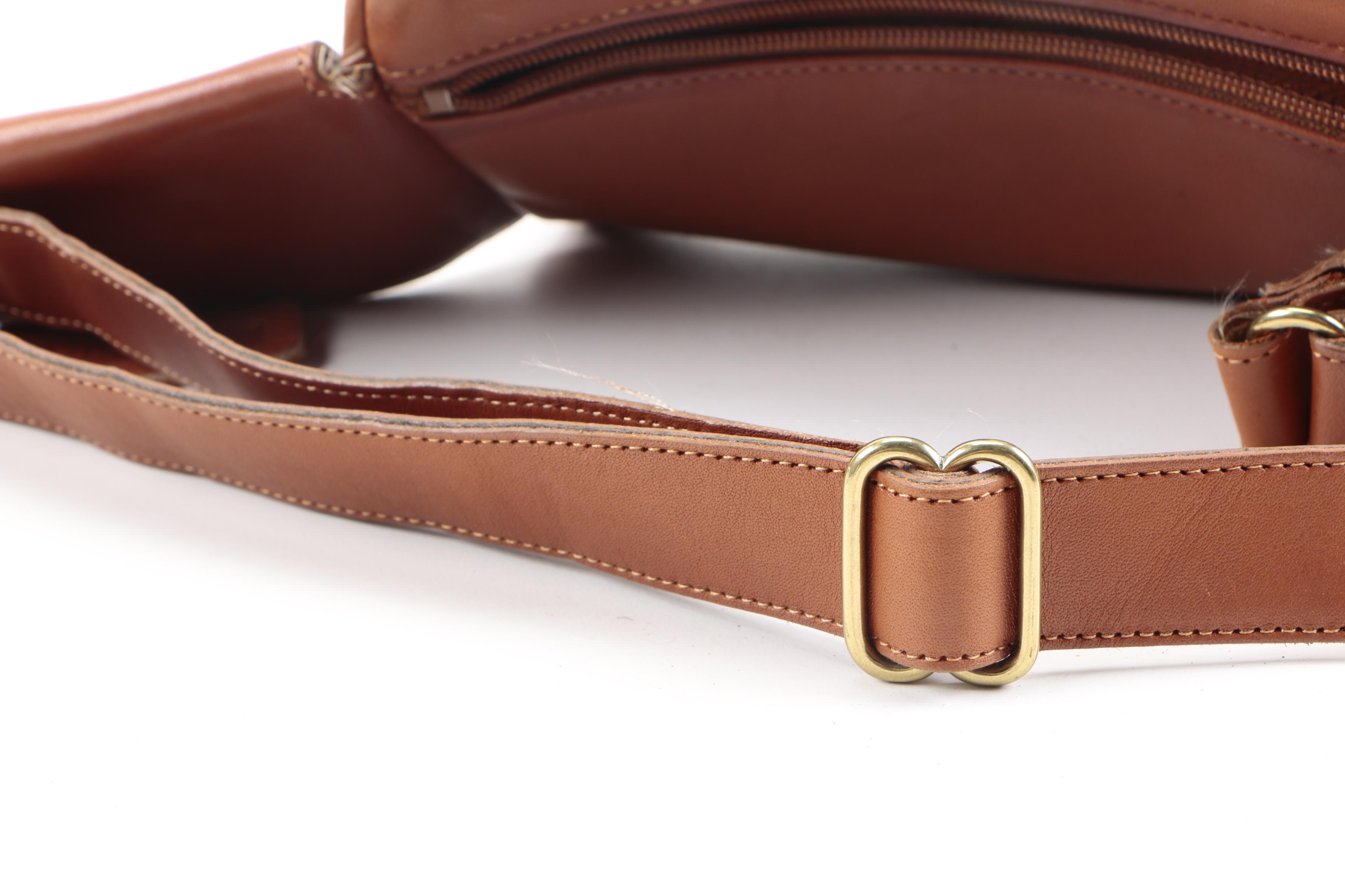 Vintage Coach Brown Leather Fanny Pack