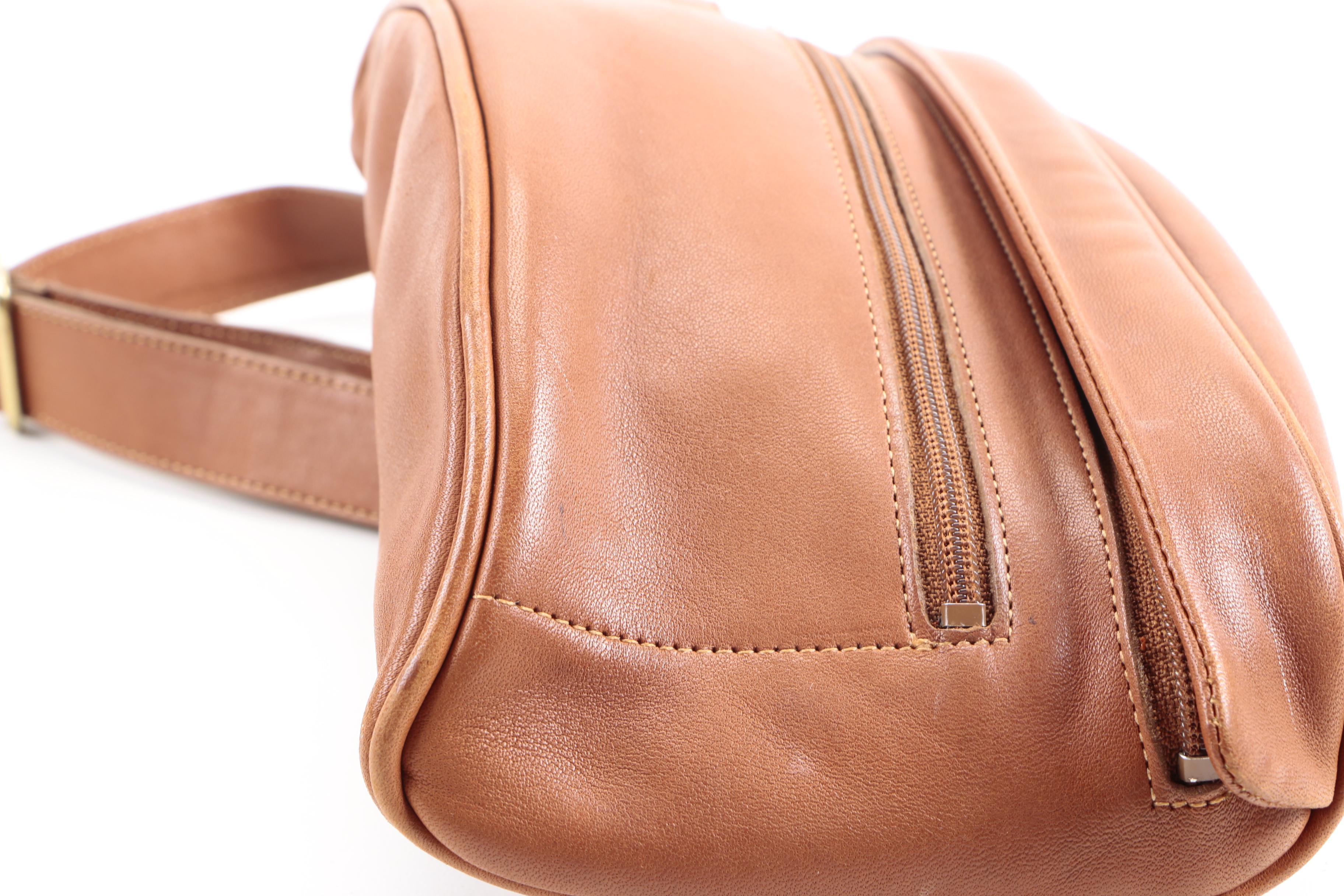 Vintage Coach Brown Leather Fanny Pack