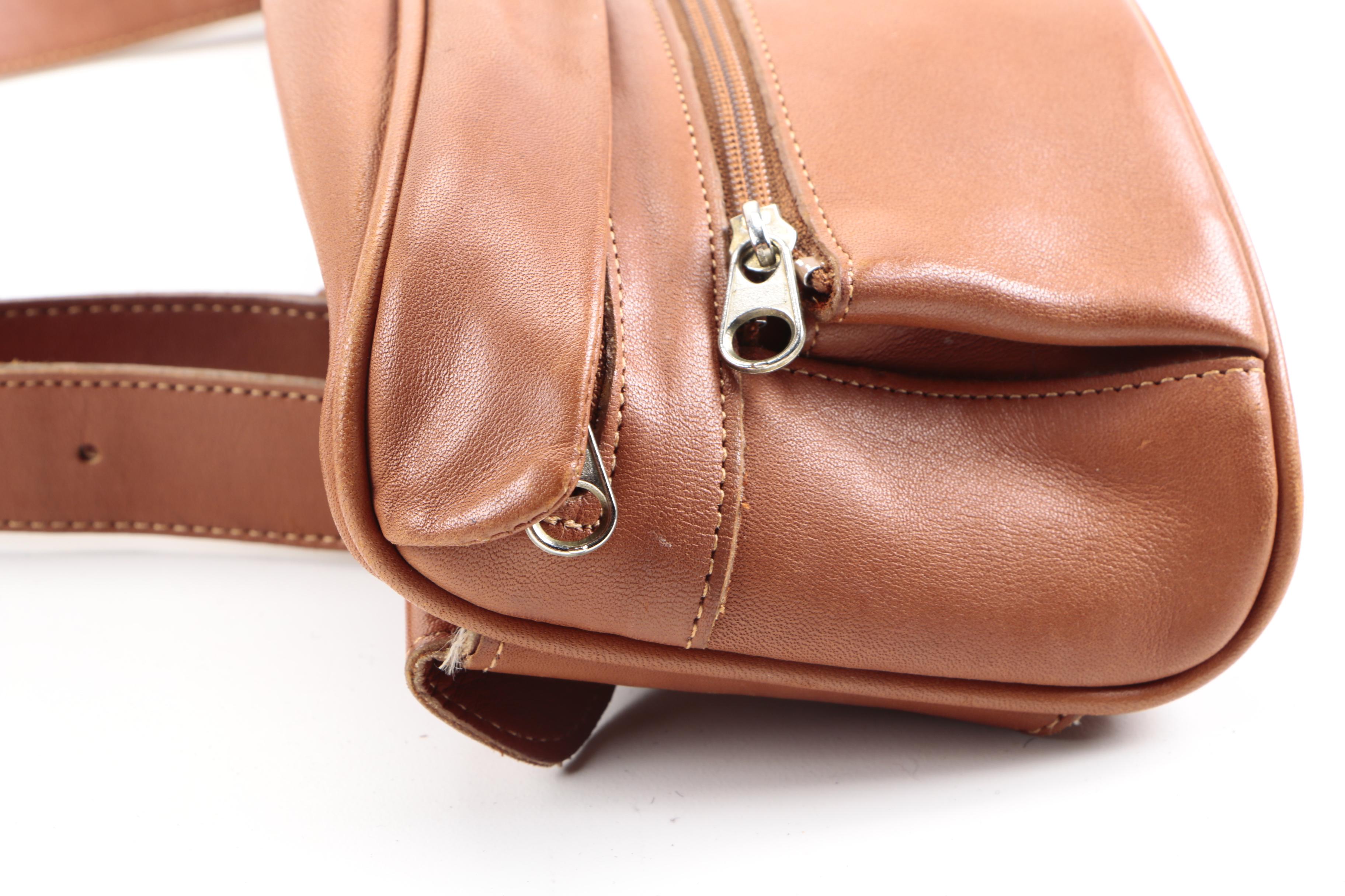 Vintage Coach Brown Leather Fanny Pack